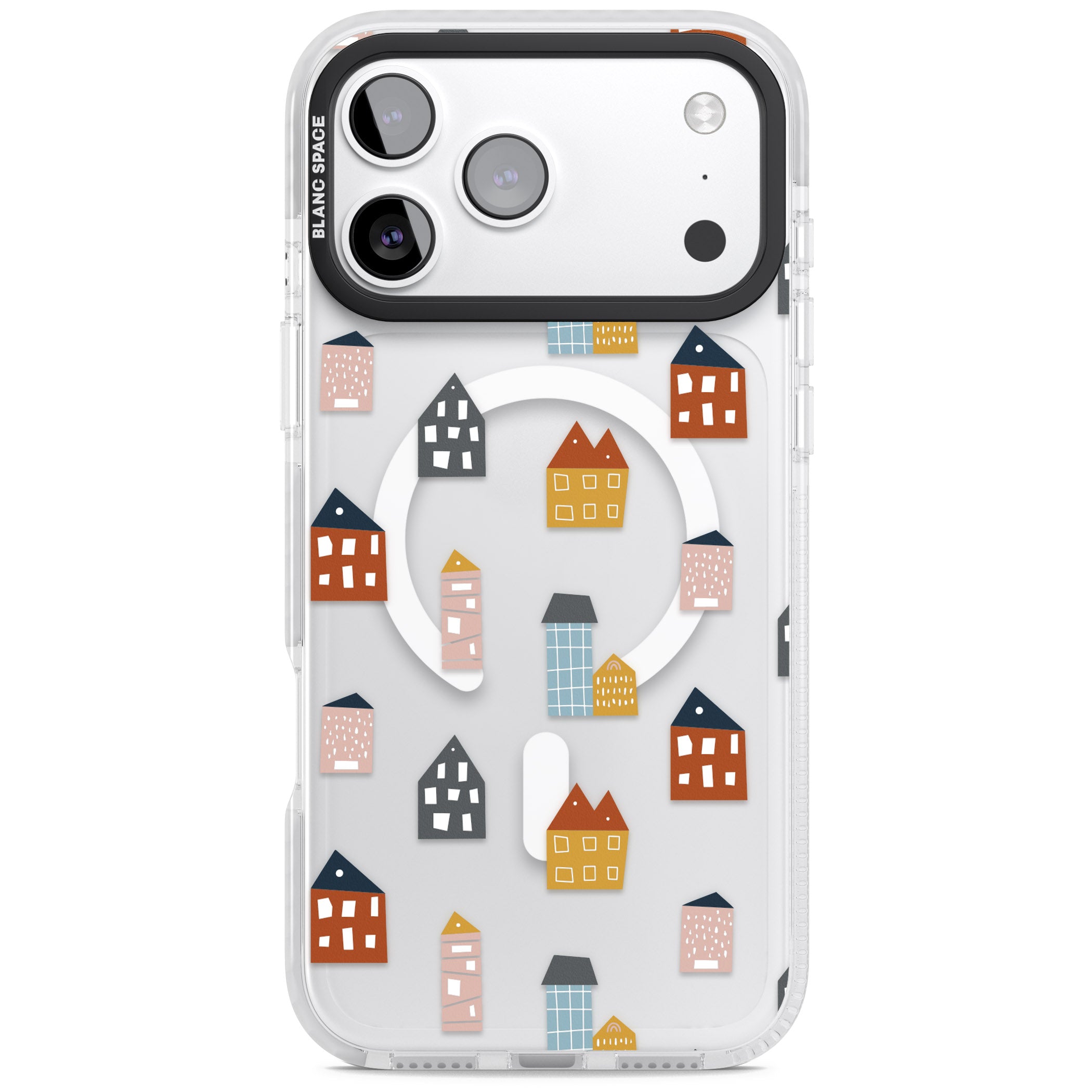 Scandi Village iPhone 17 Pro Impact Pro Clear Phone Case