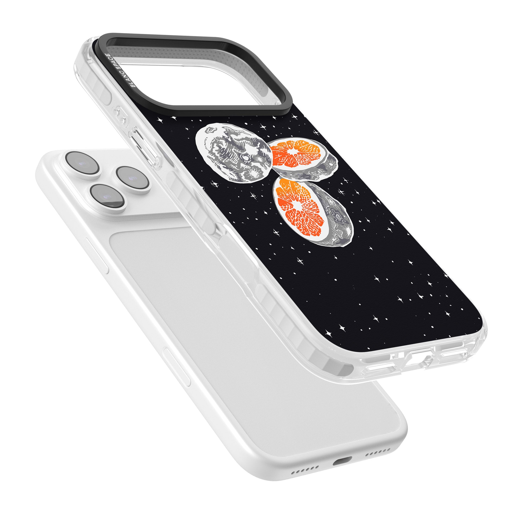 Blood Orange Moon iPhone 17 Pro Impact Pro Clear Phone Case Colours