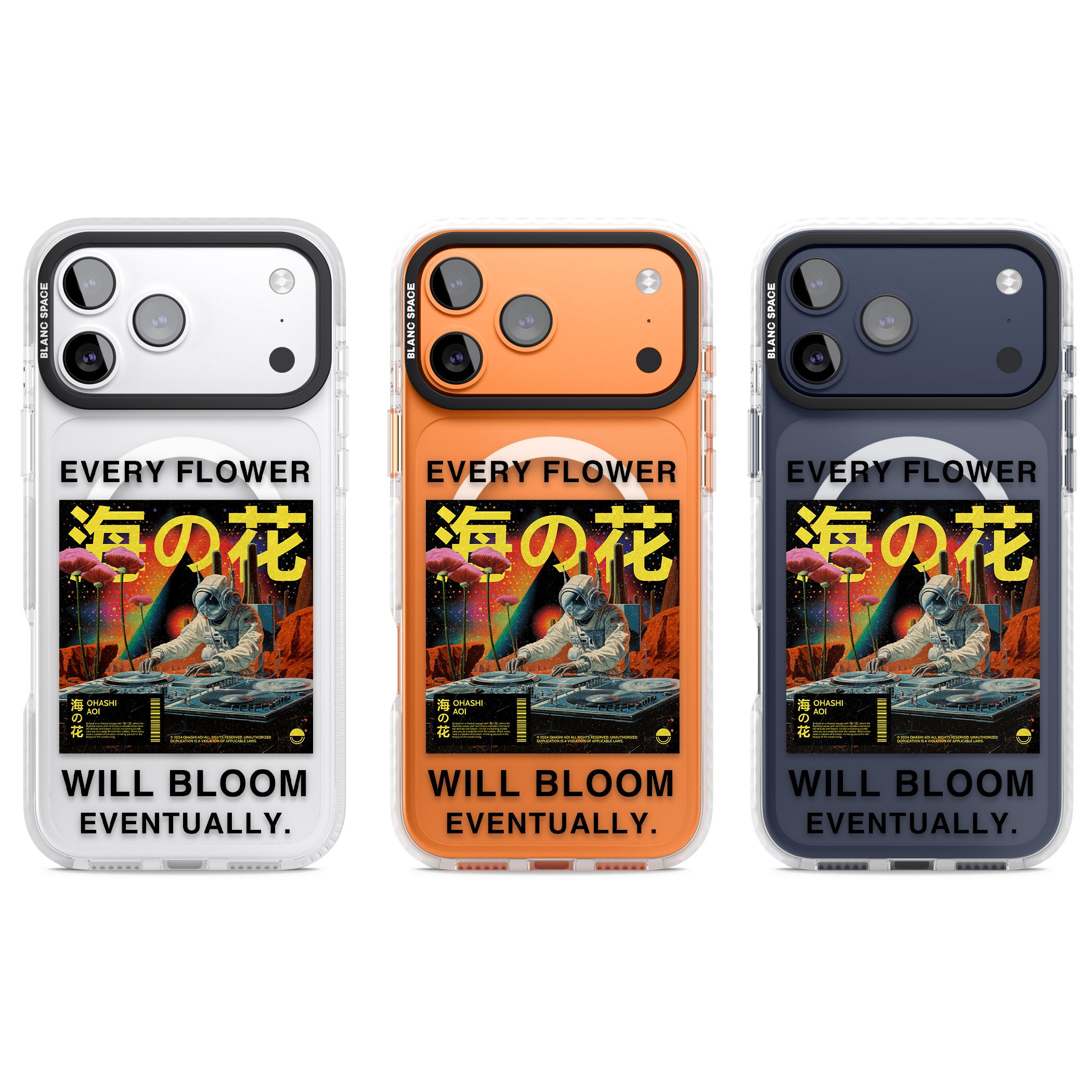 Every Flower Will Bloom Eventually iPhone 17 Pro Impact Pro Clear Phone Case APT Impact Protection