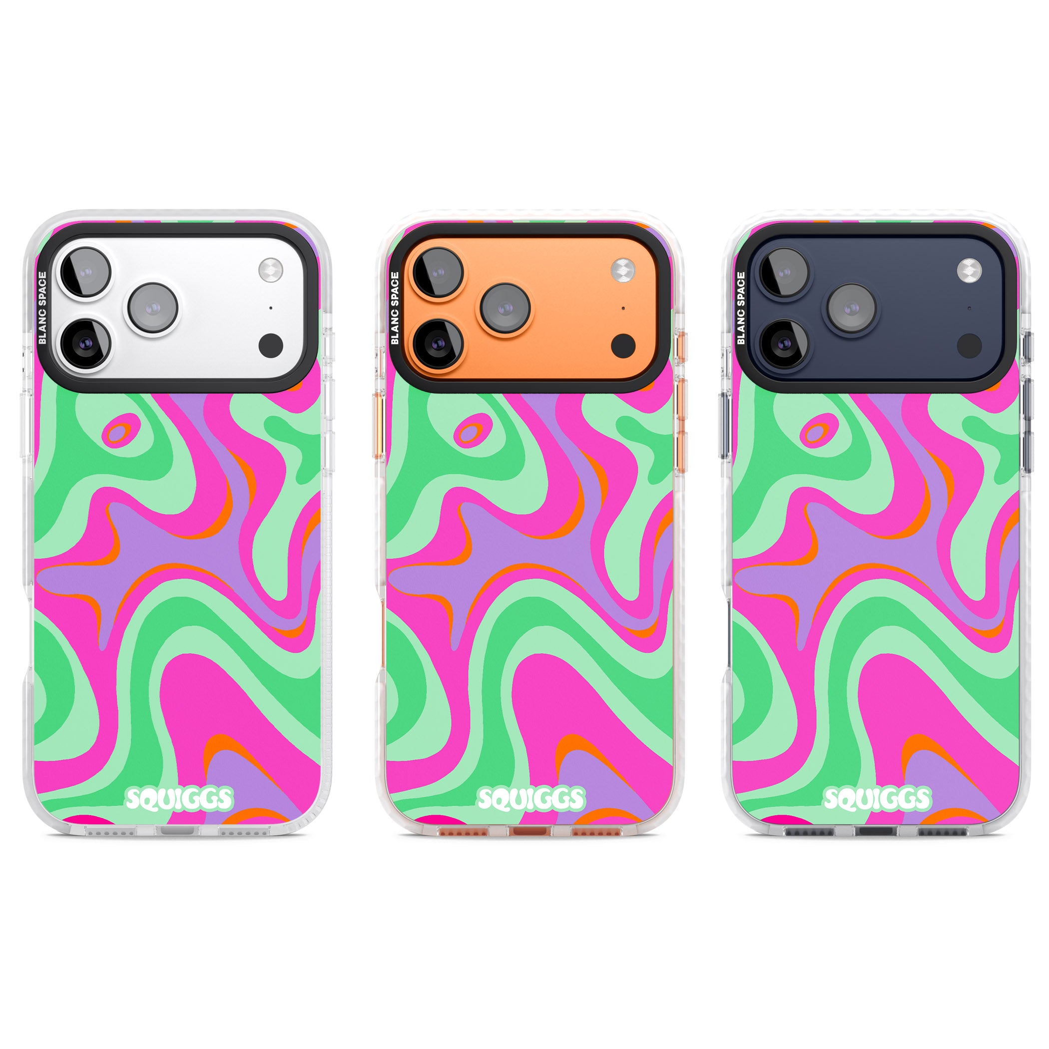 Pink Lava iPhone 17 Pro Impact Pro Clear Phone Case APT Impact Protection