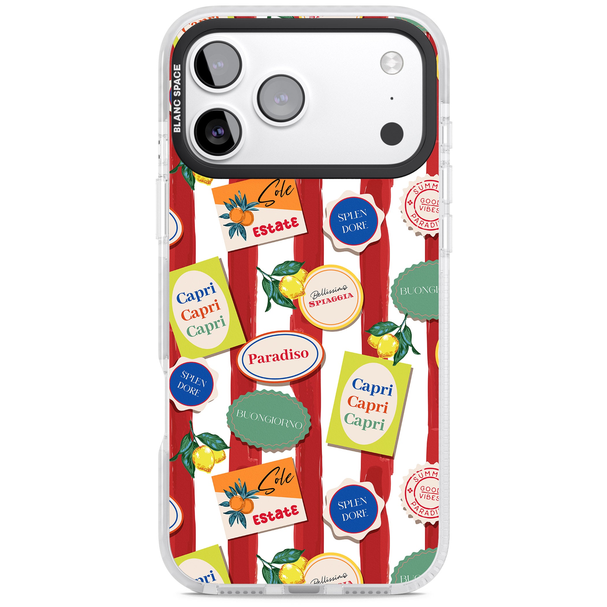 Capri iPhone 17 Pro Impact Pro Clear Phone Case