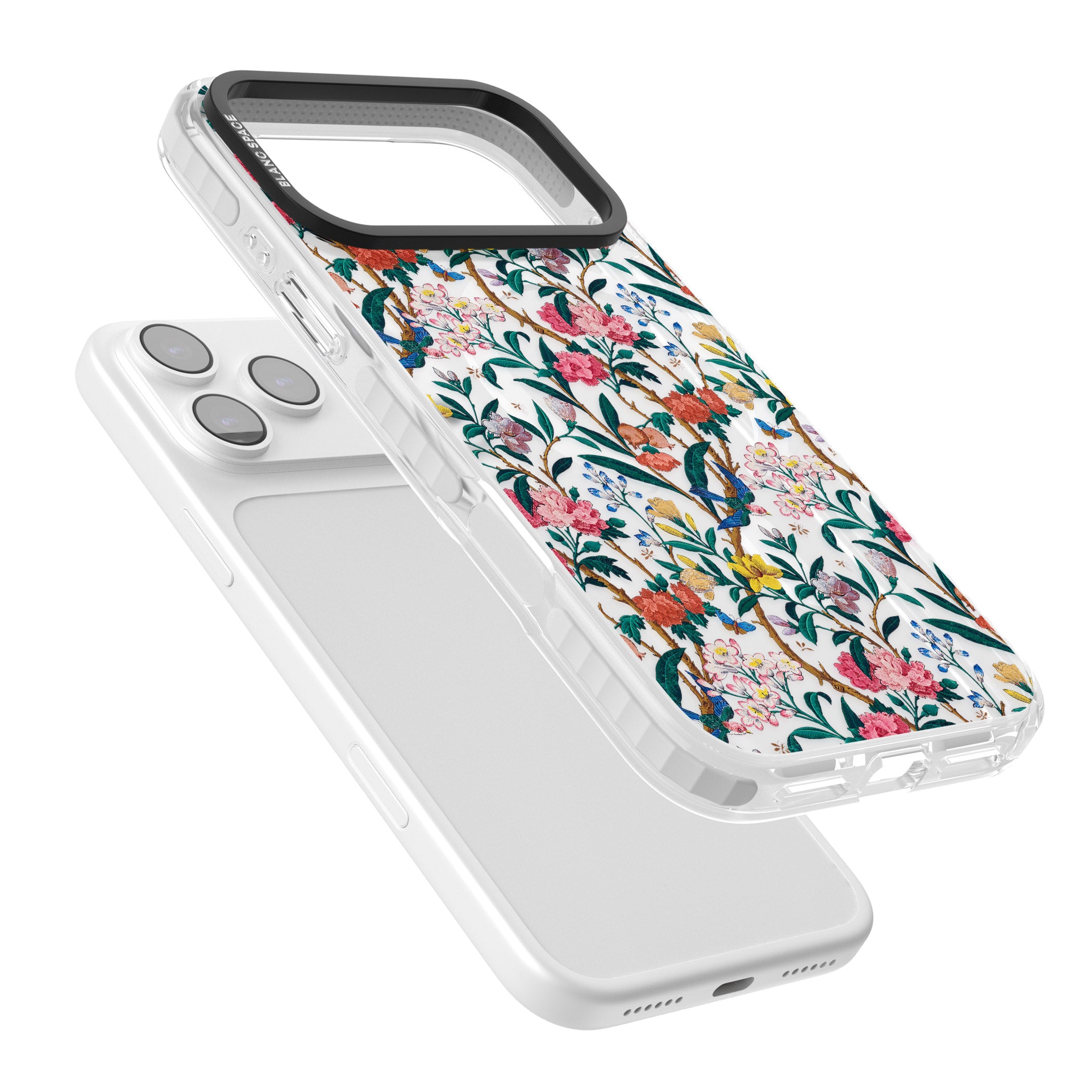 Vines & Flowers iPhone 17 Pro Impact Pro Clear Phone Case Colours