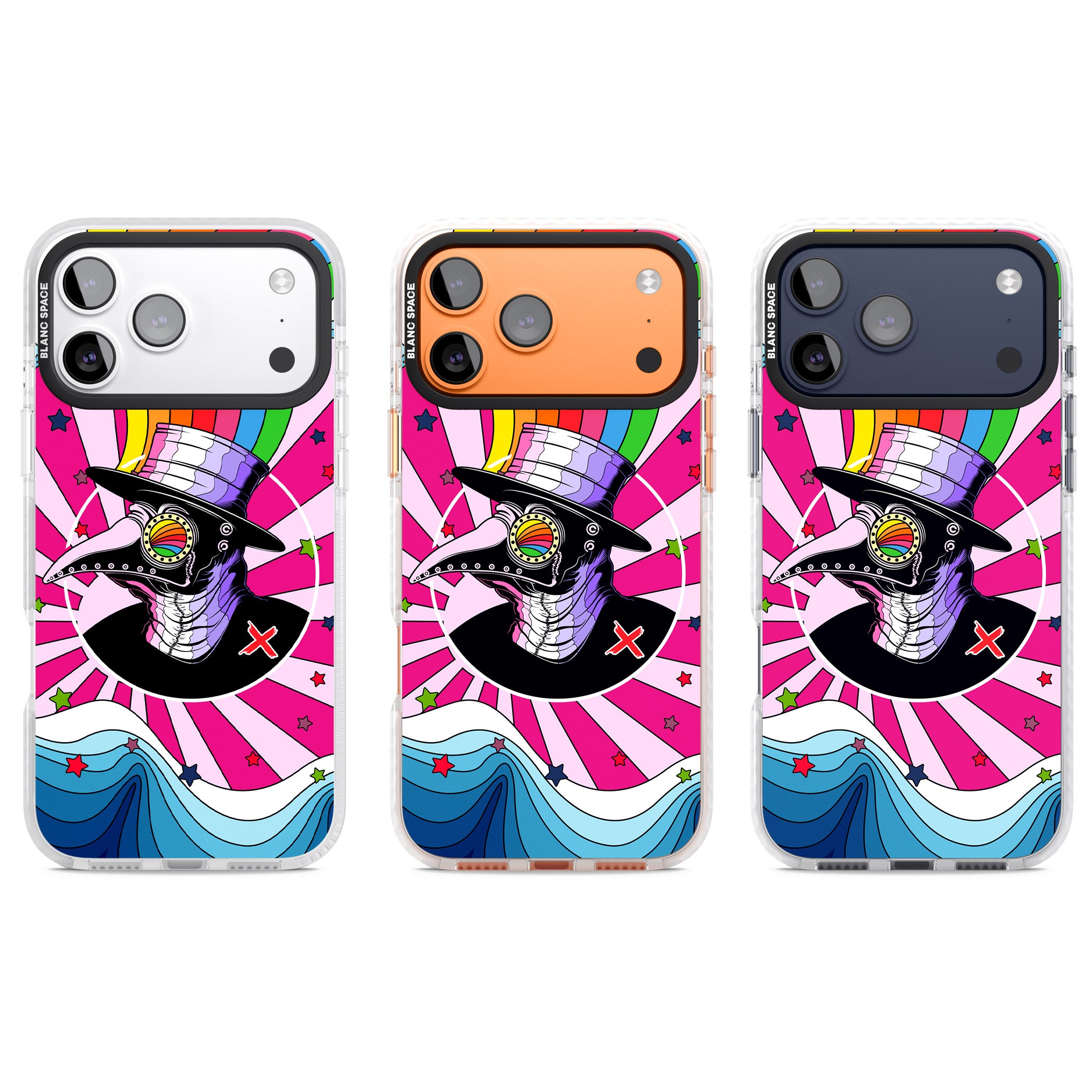 Plague Doctor Passion iPhone 17 Pro Impact Pro Clear Phone Case APT Impact Protection