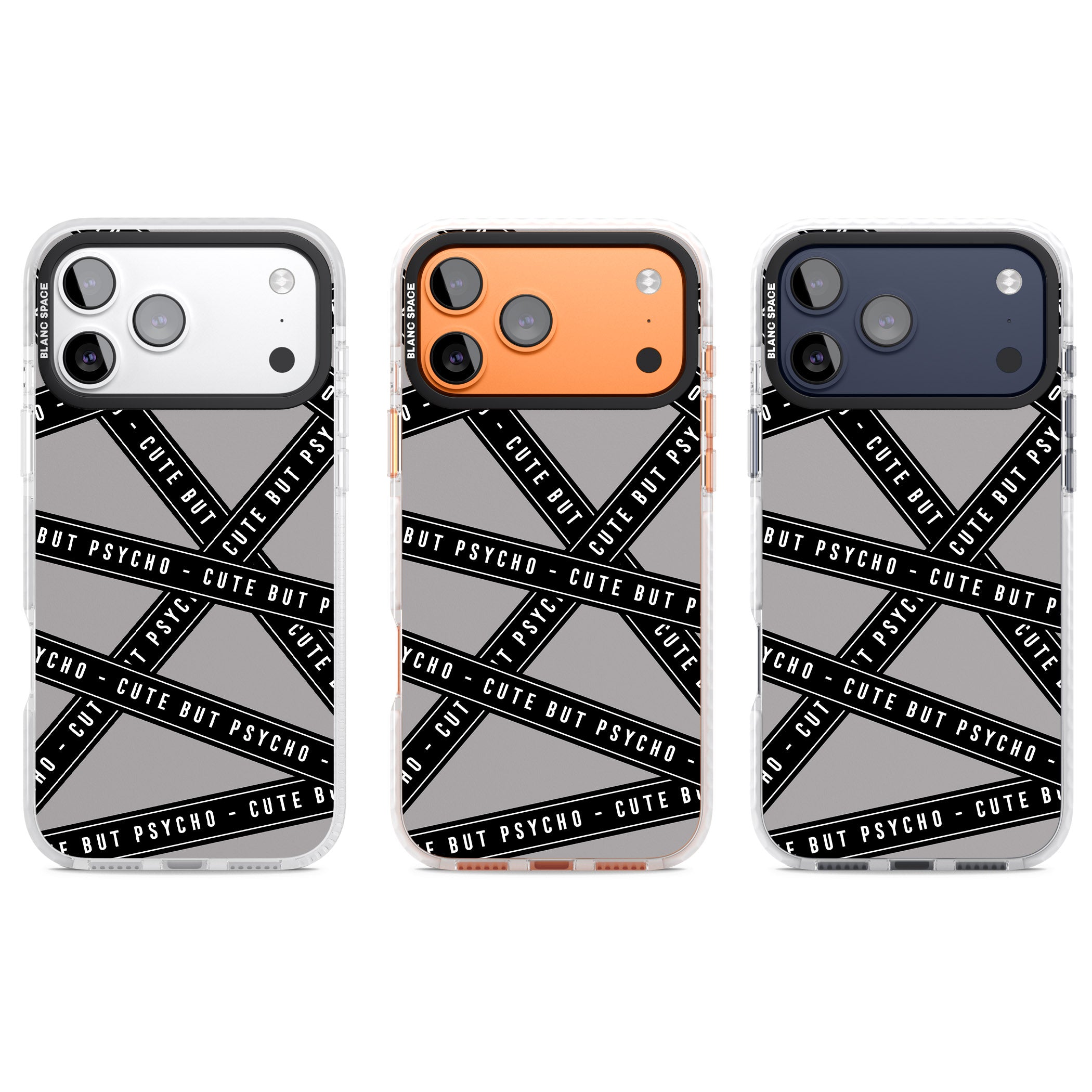 Cute But Psycho iPhone 17 Pro Impact Pro Clear Phone Case APT Impact Protection