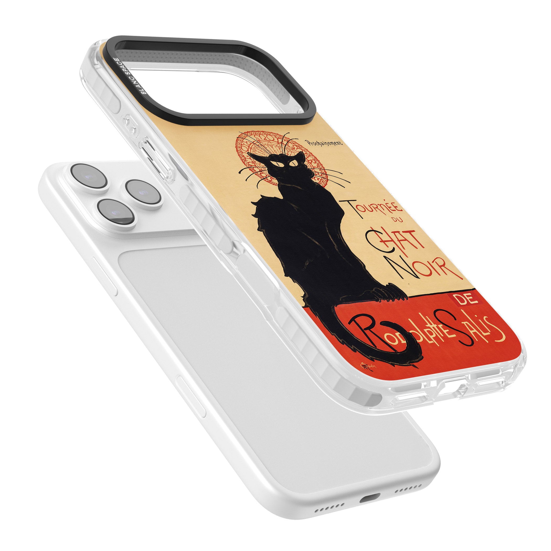 Tournee Du Chat Noir Poster iPhone 17 Pro Impact Pro Clear Phone Case Colours