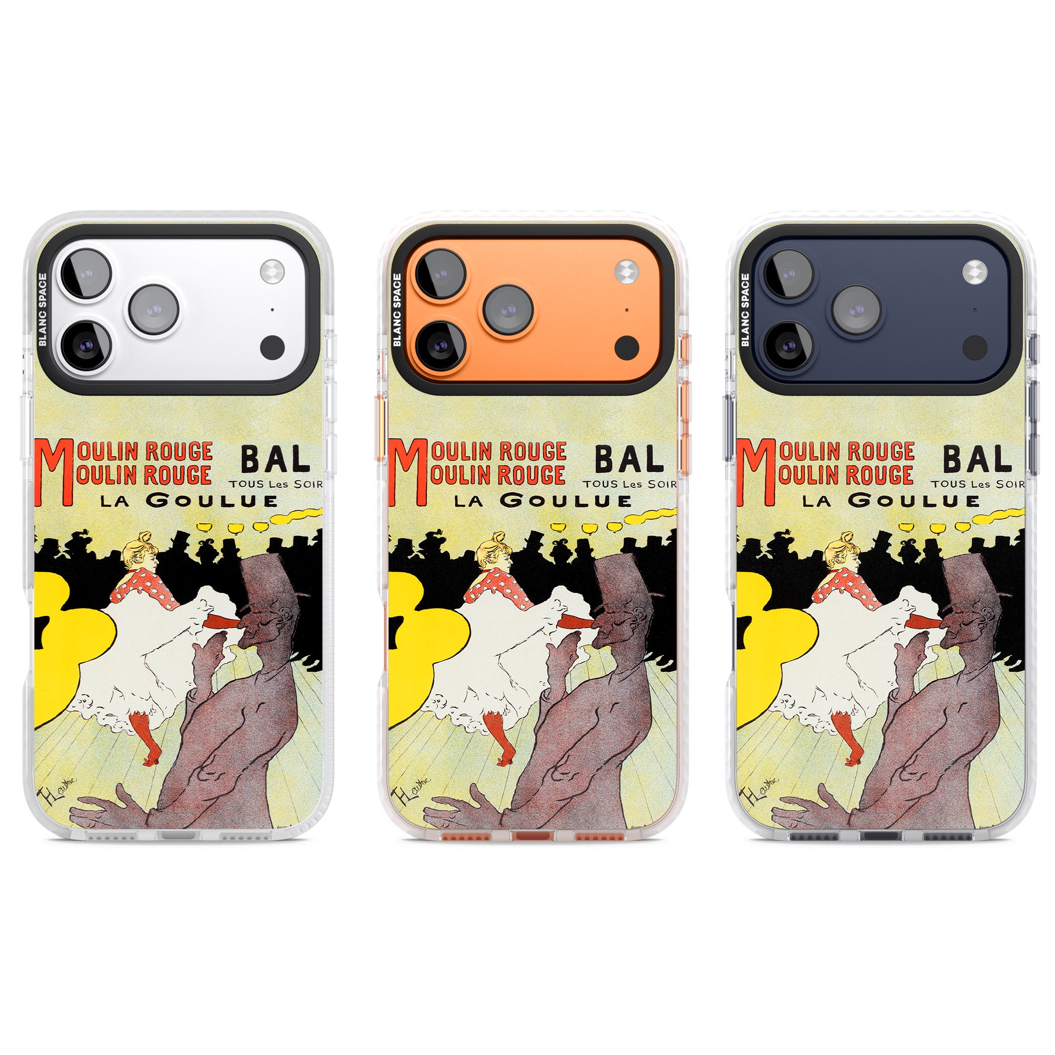 Moulin Rouge Poster iPhone 17 Pro Impact Pro Clear Phone Case APT Impact Protection