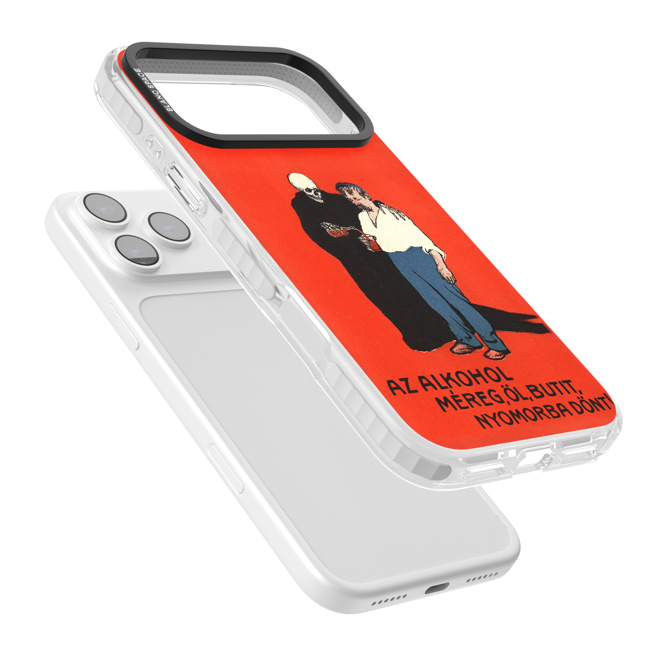 Az Alkohol Poster iPhone 17 Pro Impact Pro Clear Phone Case Colours