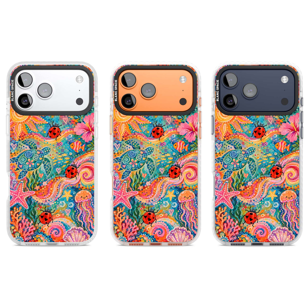 Coral Whimsy for her iPhone case | Impact Magsafe case for iPhone 17 Pro, iPhone 17 Pro Max