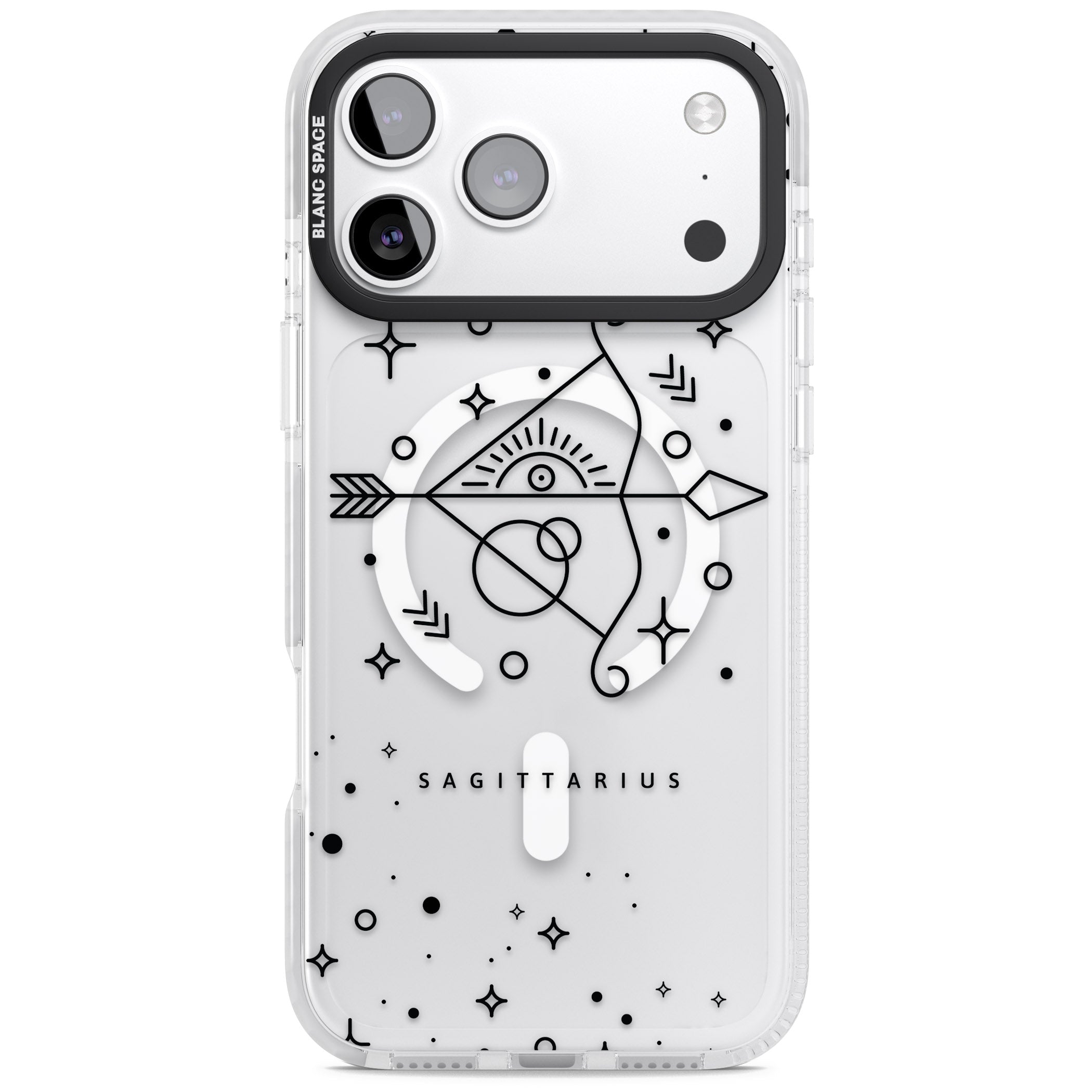 Sagittarius Arcane iPhone 17 Pro Impact Pro Clear Phone Case