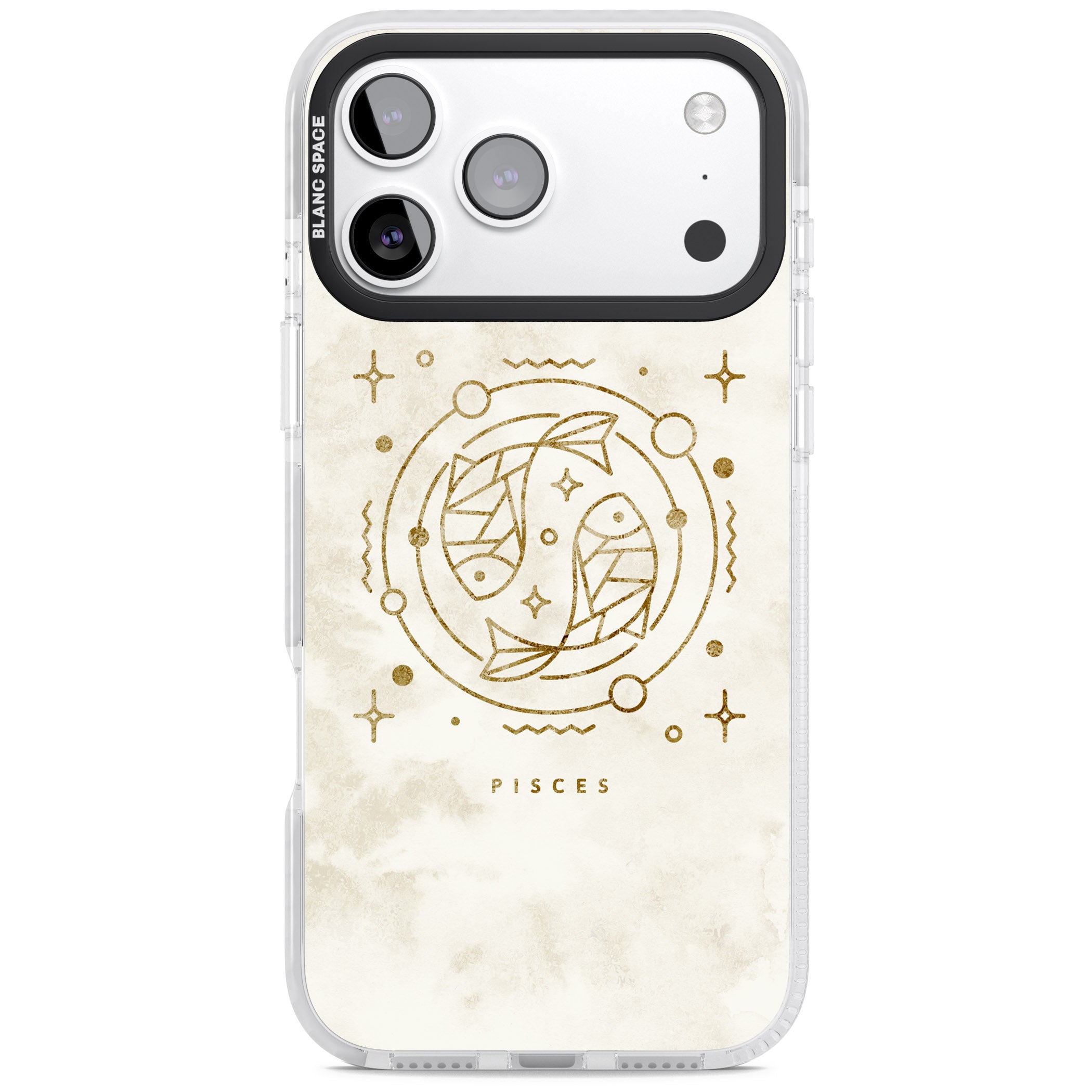 Pisces Emblem iPhone 17 Pro Impact Pro Clear Phone Case