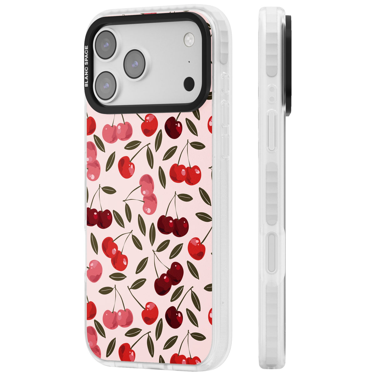 Cherry On Top (Pink) iPhone 17 Pro Max Impact Clear Phone Case side