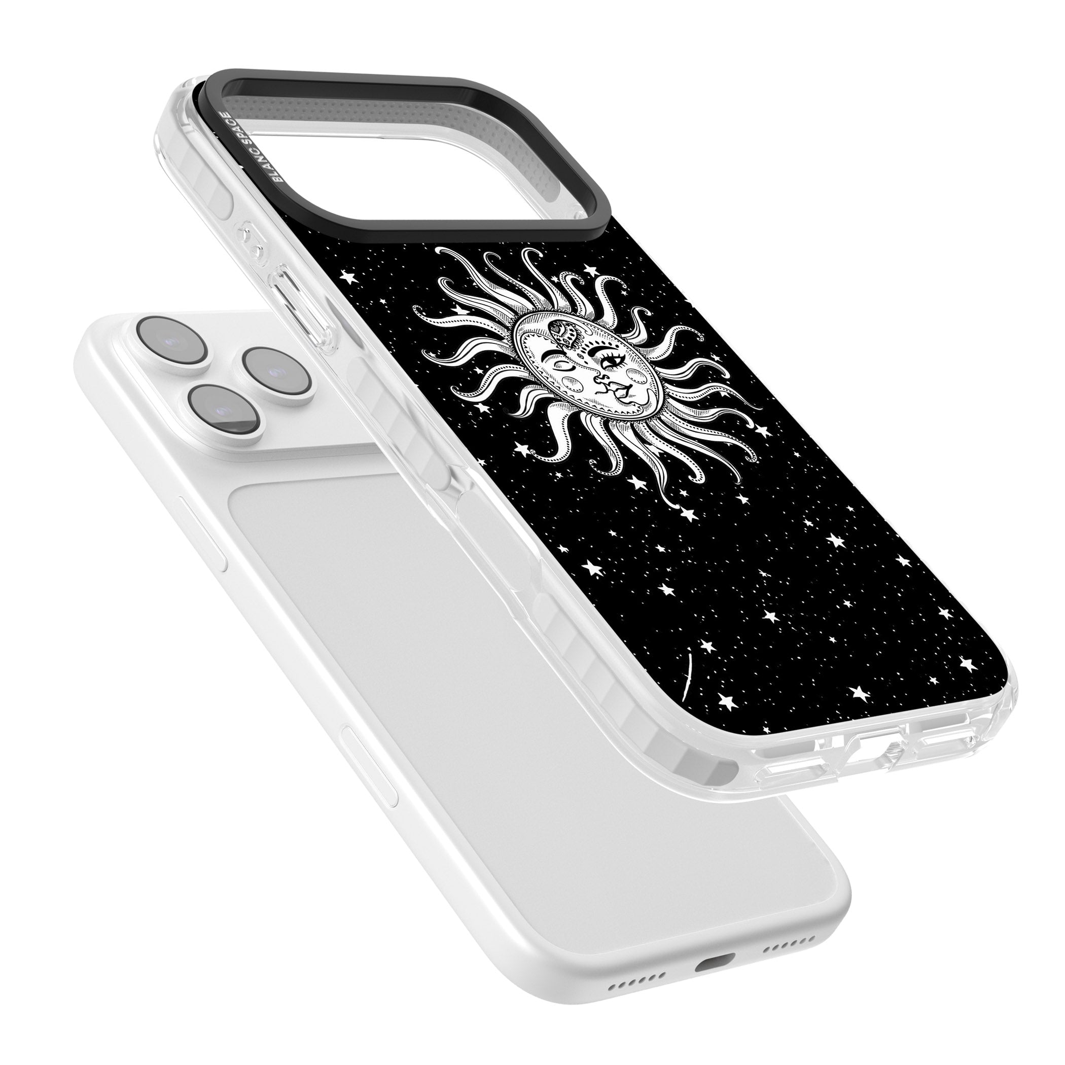 Mystic Sun Moon iPhone 17 Pro Impact Clear Phone Case Colours