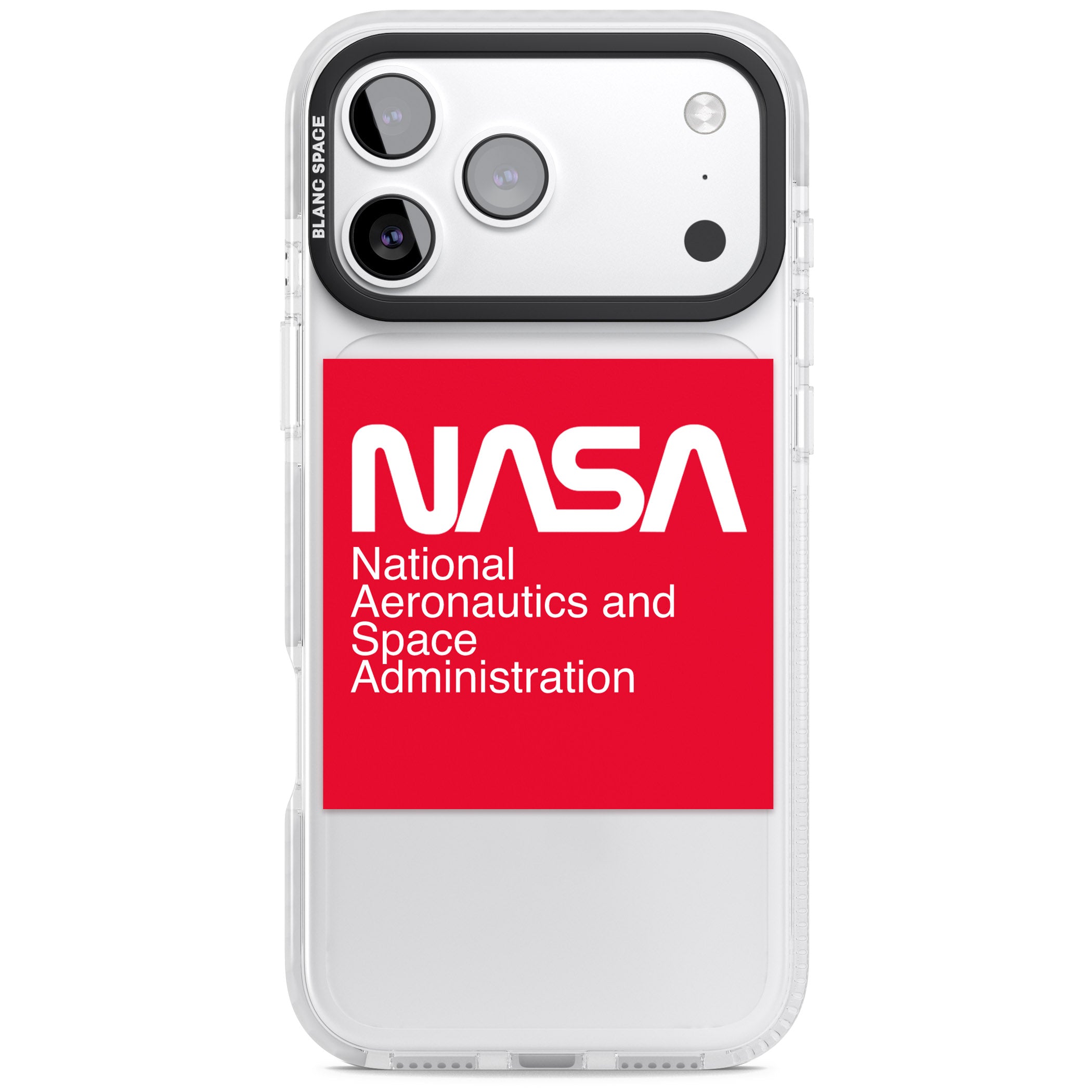 Nasa The Worm Box iPhone 17 Pro Impact Clear Phone Case