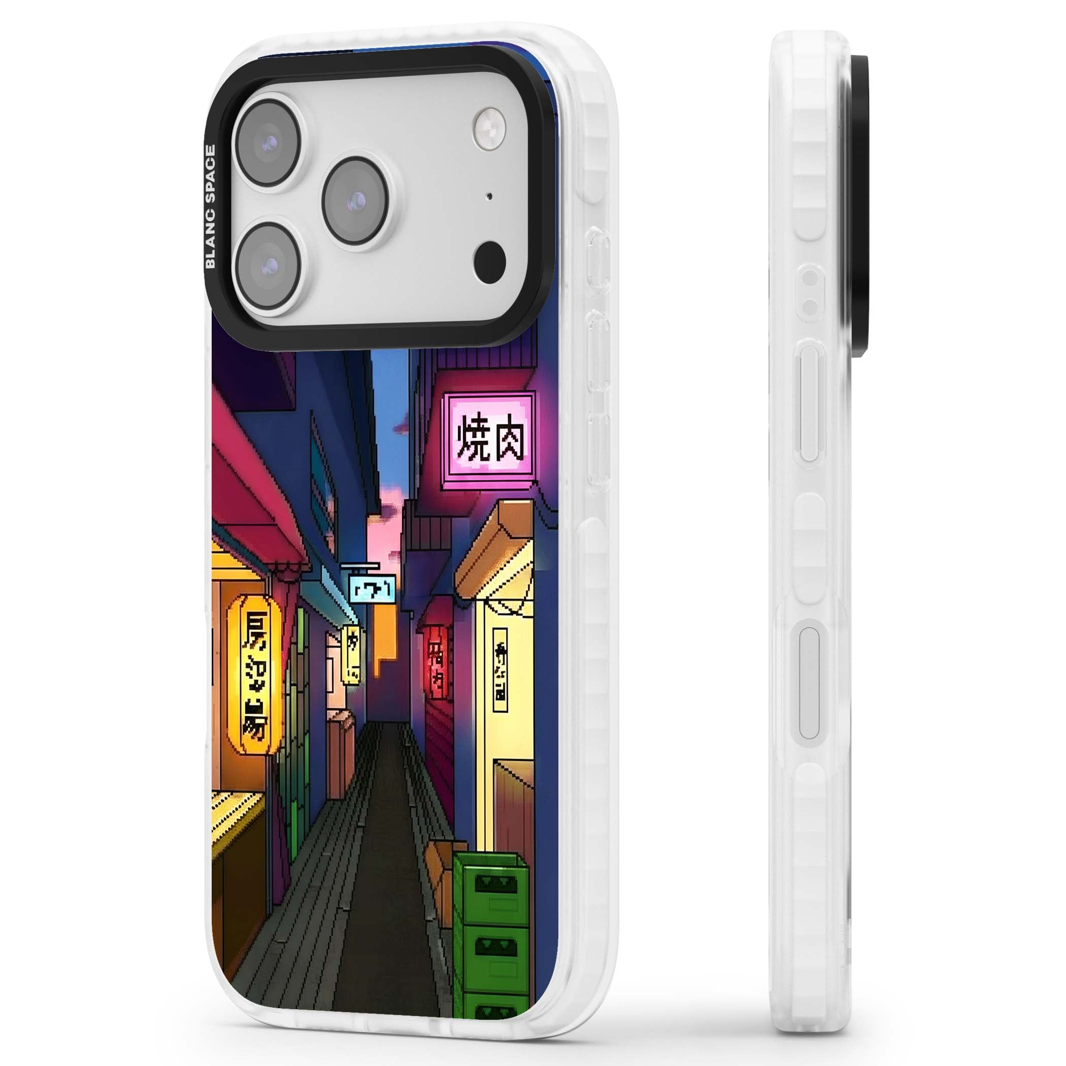 Nights In The Yokocho for him iPhone case | Black Impact case for iPhone 17 Pro, iPhone 17 Pro Max