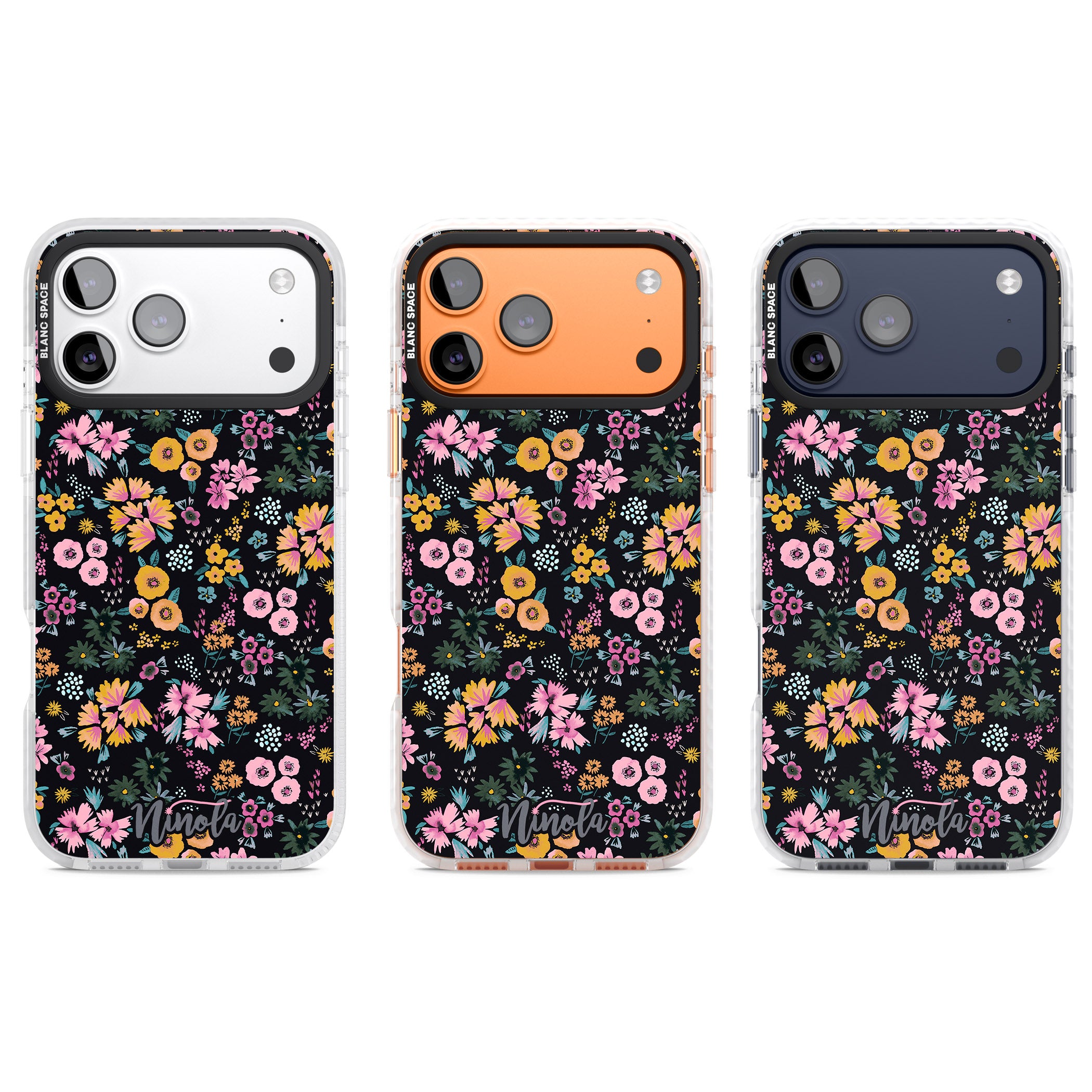 Blossom Field iPhone 17 Pro Impact Clear Phone Case APT Impact Protection