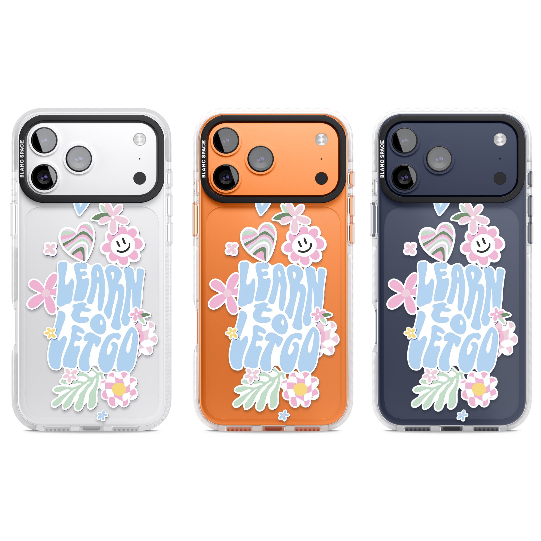 Learn To Let Go iPhone 17 Pro Impact Clear Phone Case APT Impact Protection