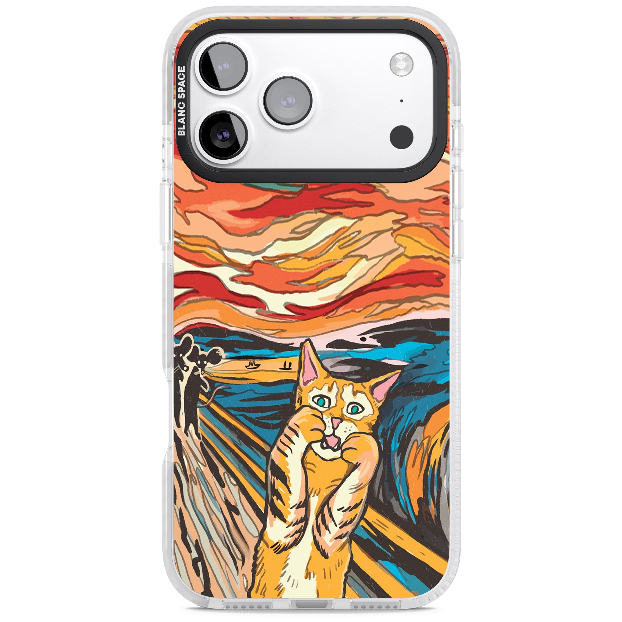 The Meow Cat Wallpaper iPhone Case | Blanc Space