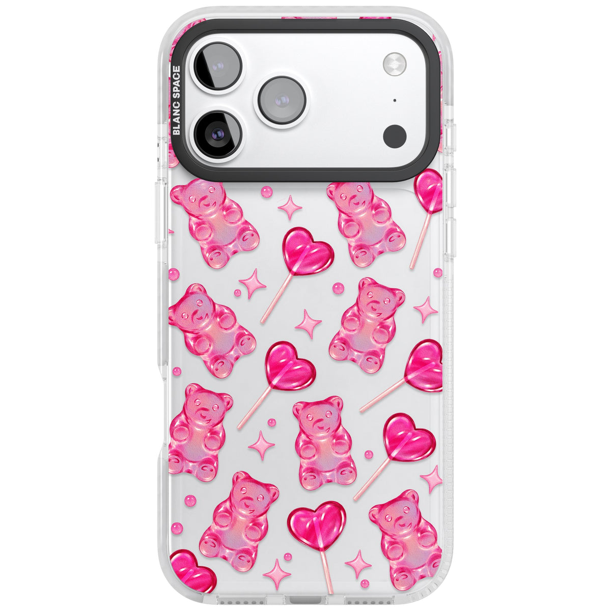 Pink Sugar iPhone 17 Pro Max Impact Clear Phone Case front