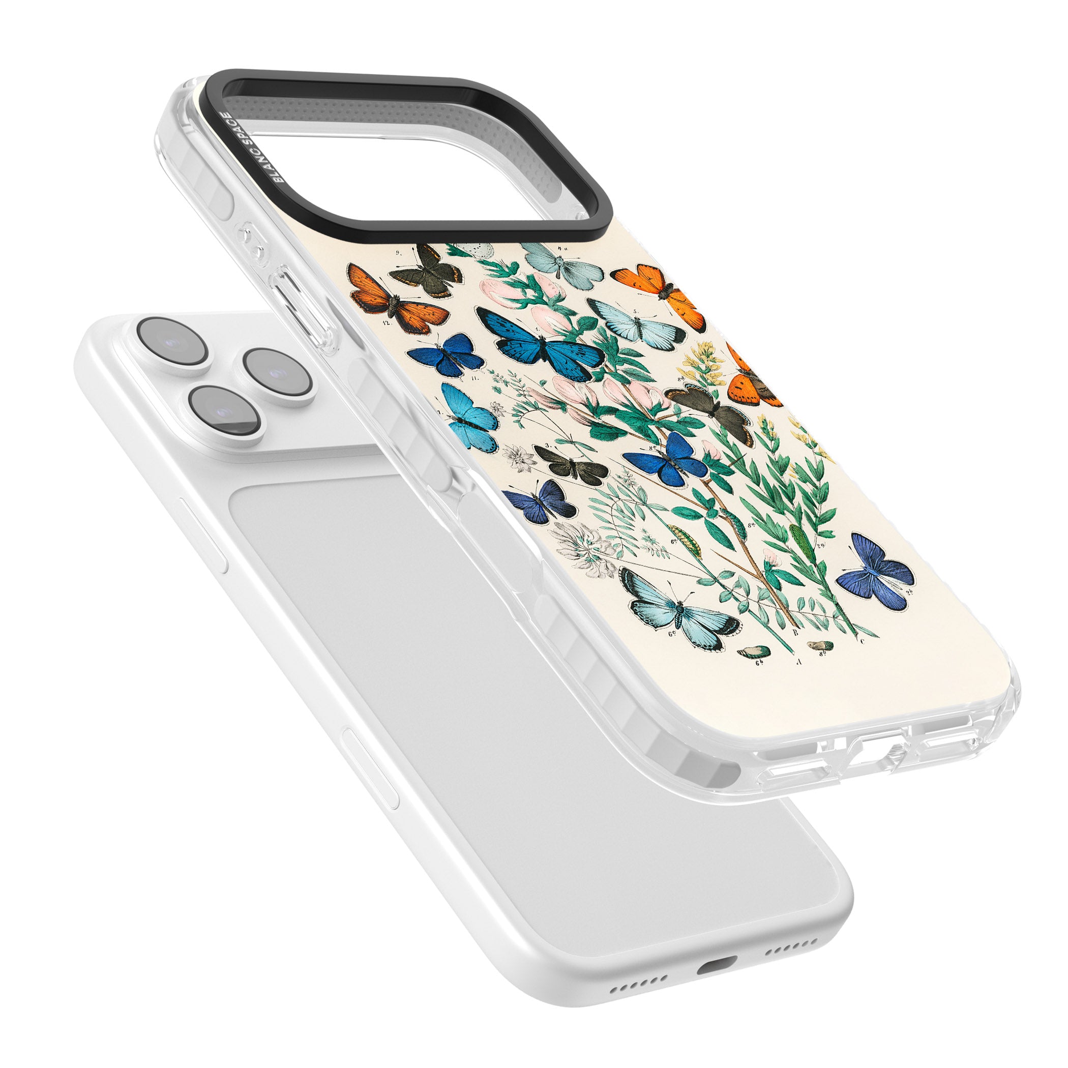 European Butterflies iPhone 17 Pro Impact Clear Phone Case Colours