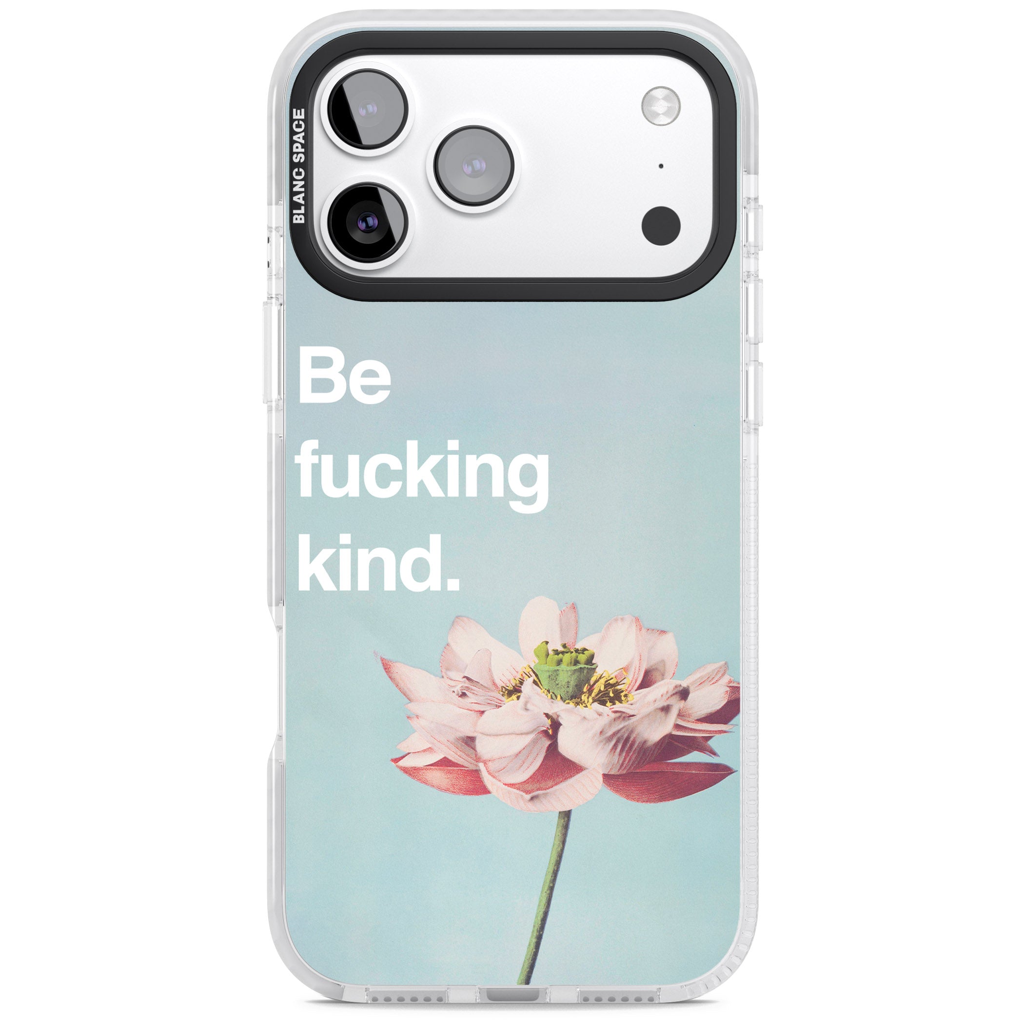 Be F*Cking Kind iPhone 17 Pro Impact Clear Phone Case