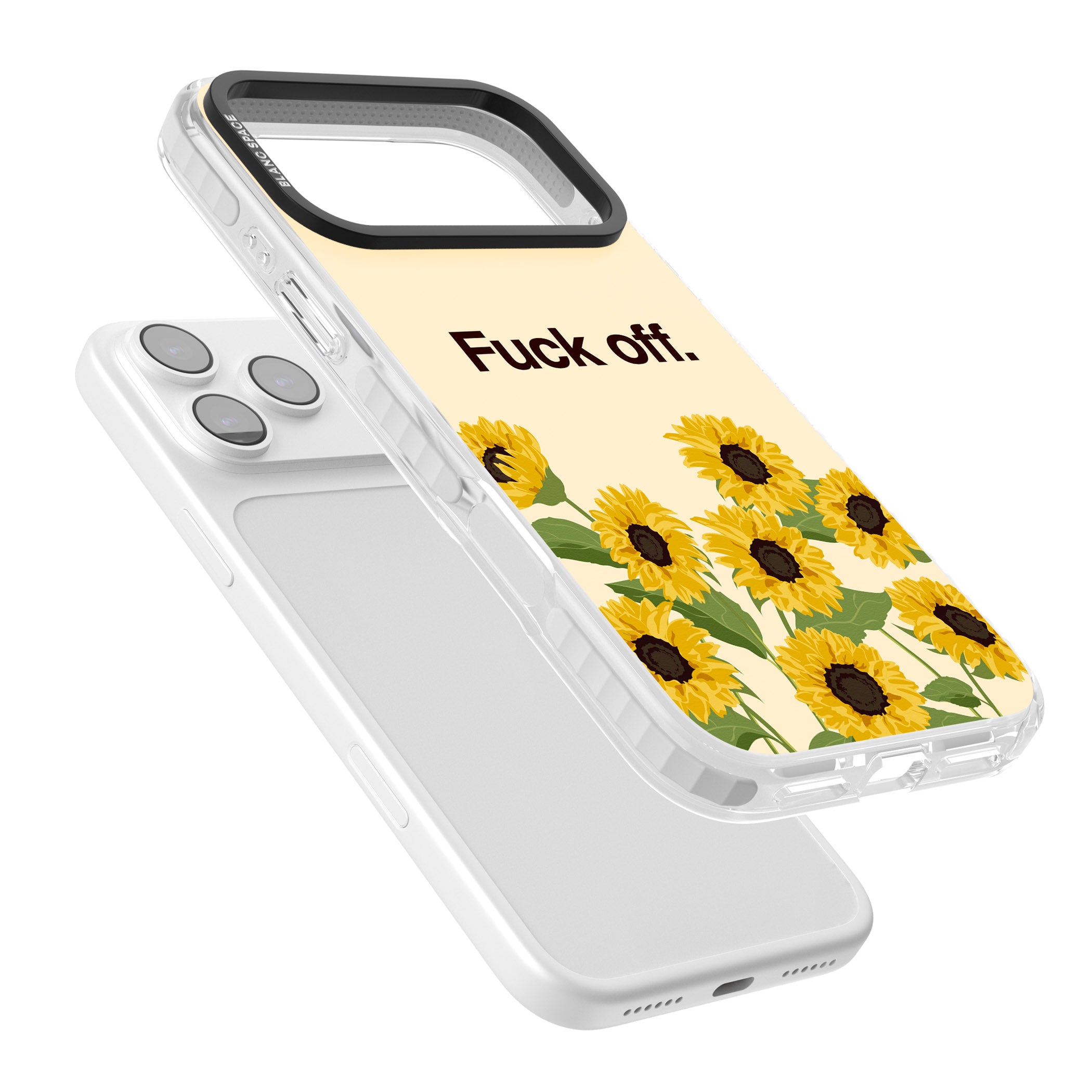 F*Ck Off iPhone 17 Pro Impact Clear Phone Case Colours