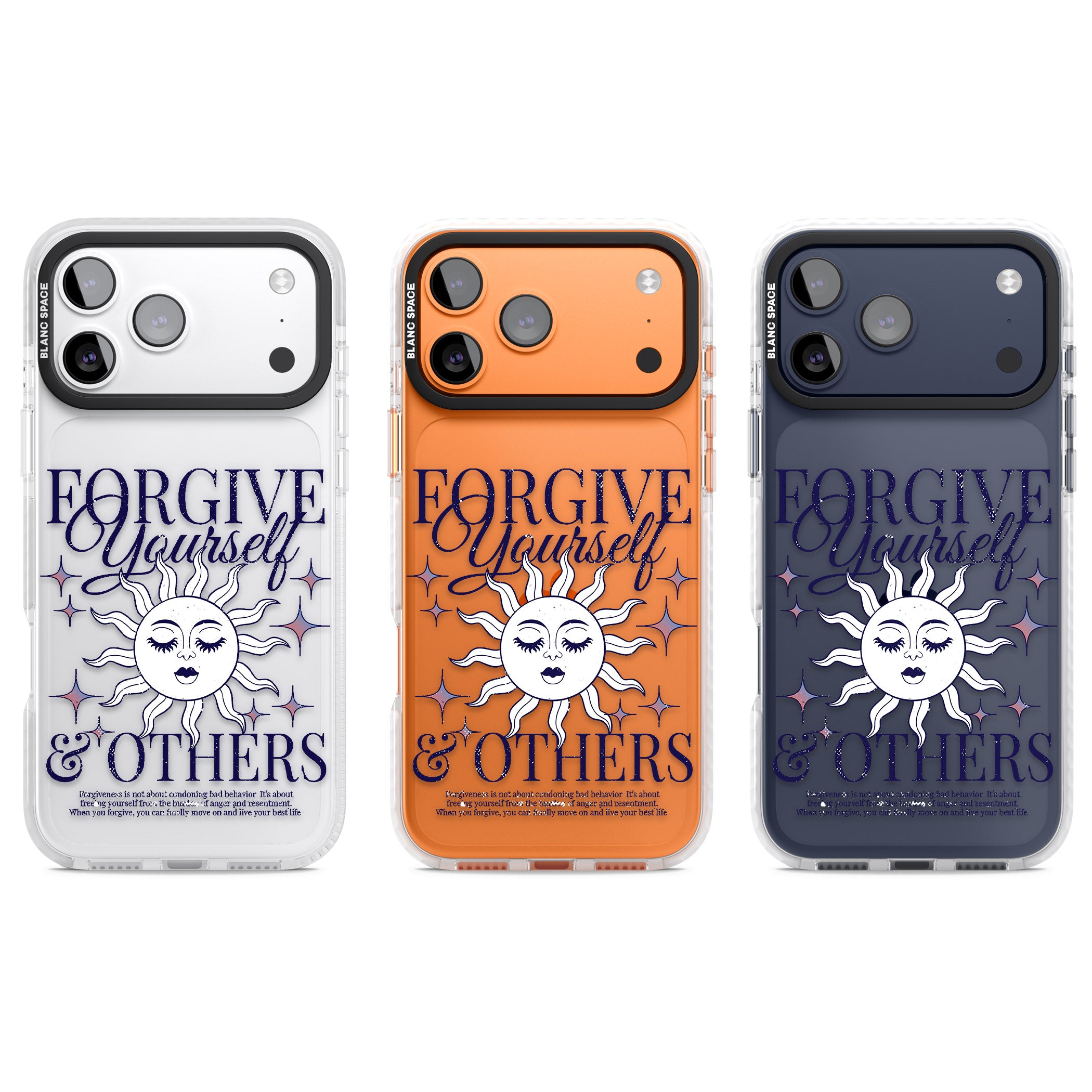 Forgiveness iPhone 17 Pro Impact Clear Phone Case APT Impact Protection