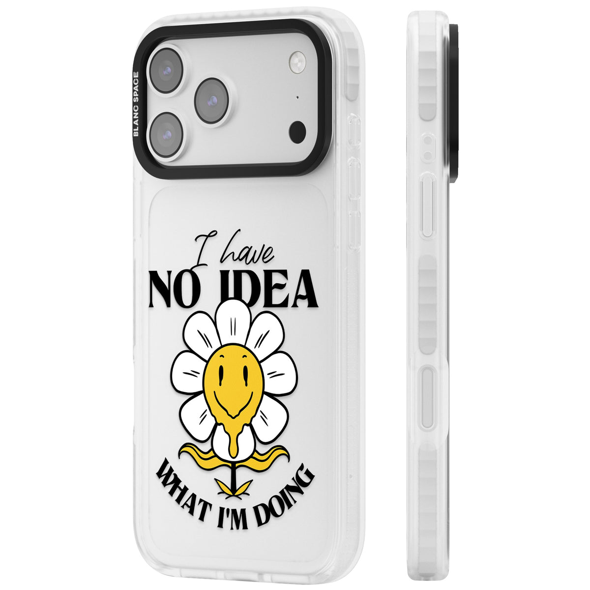 No Idea iPhone 17 Pro Max Impact Clear Phone Case side