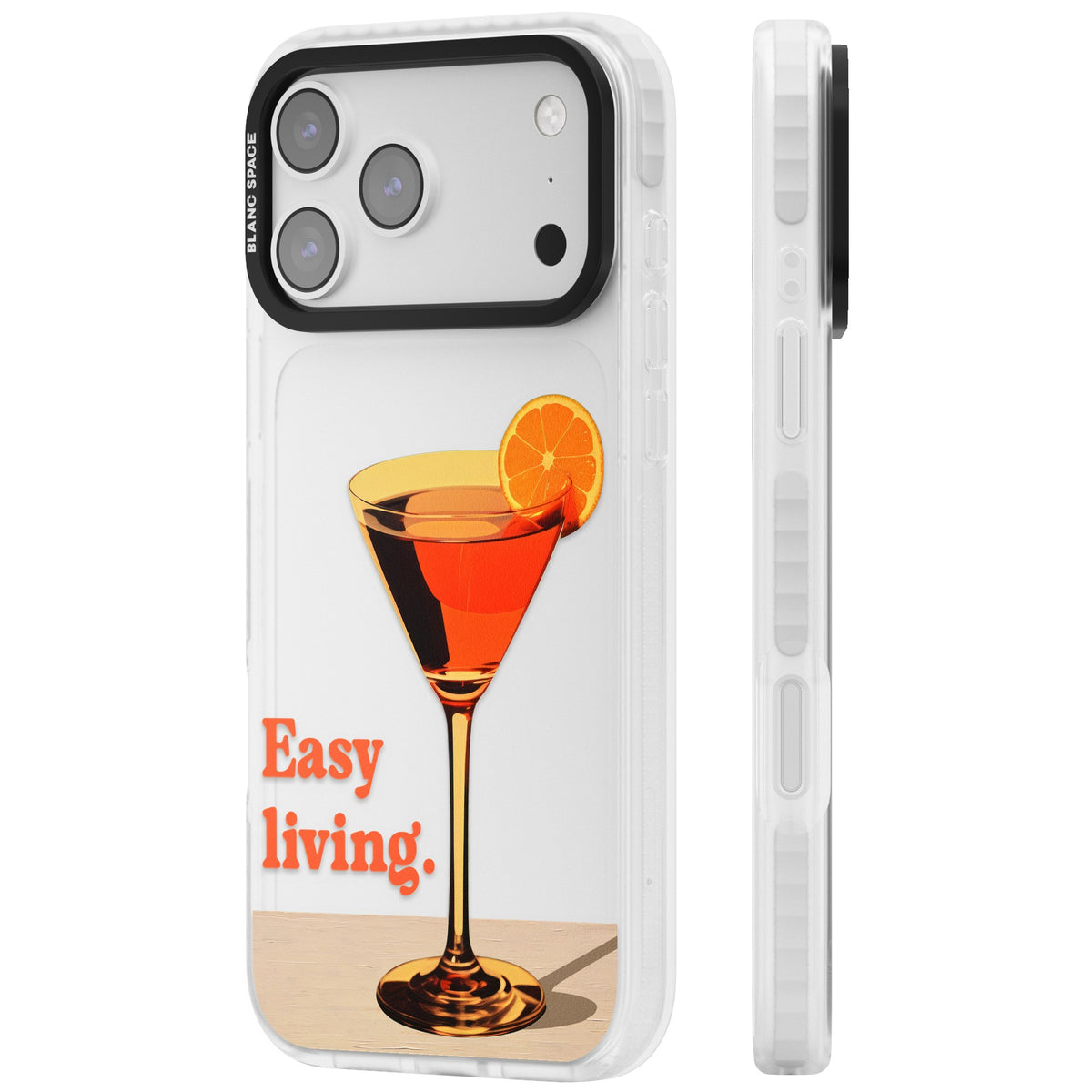 Easy Living iPhone 17 Pro Max Impact Clear Phone Case side