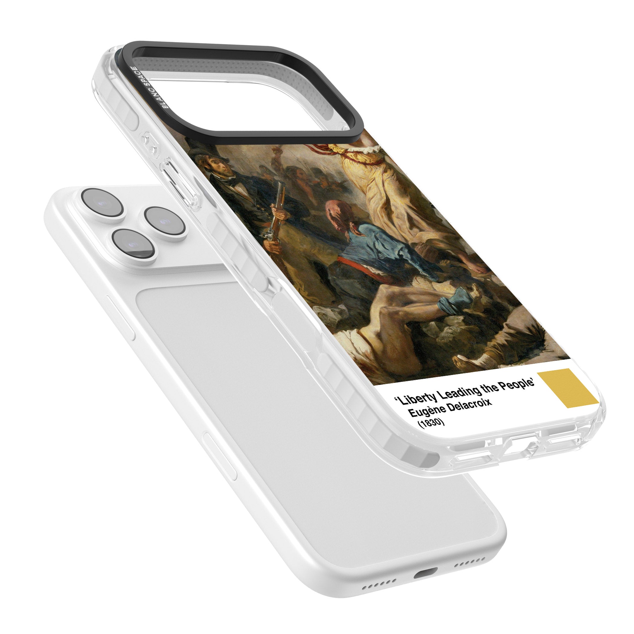 Liberty Leading The People iPhone 17 Pro Impact Clear Phone Case Colours