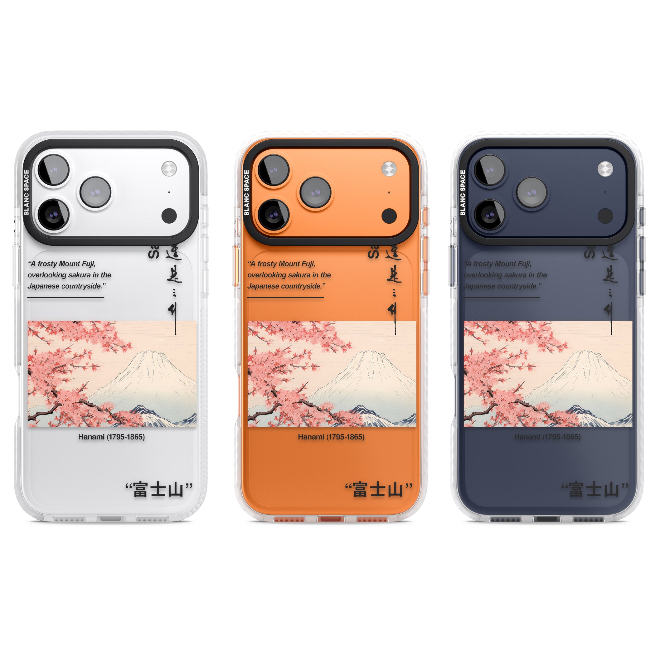 Hanami iPhone 17 Pro Impact Clear Phone Case APT Impact Protection