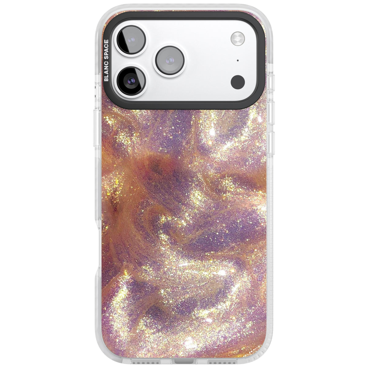 Shimmer iPhone 17 Pro Max Impact Clear Phone Case front