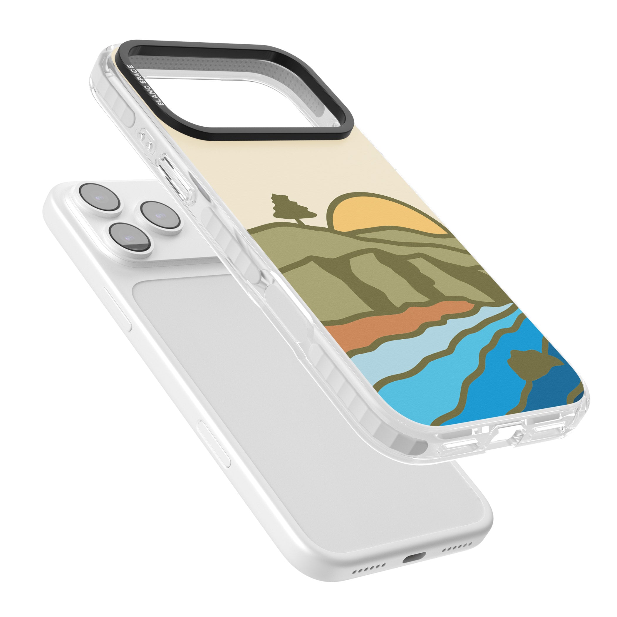 North Sunset iPhone 17 Pro Impact Clear Phone Case Colours