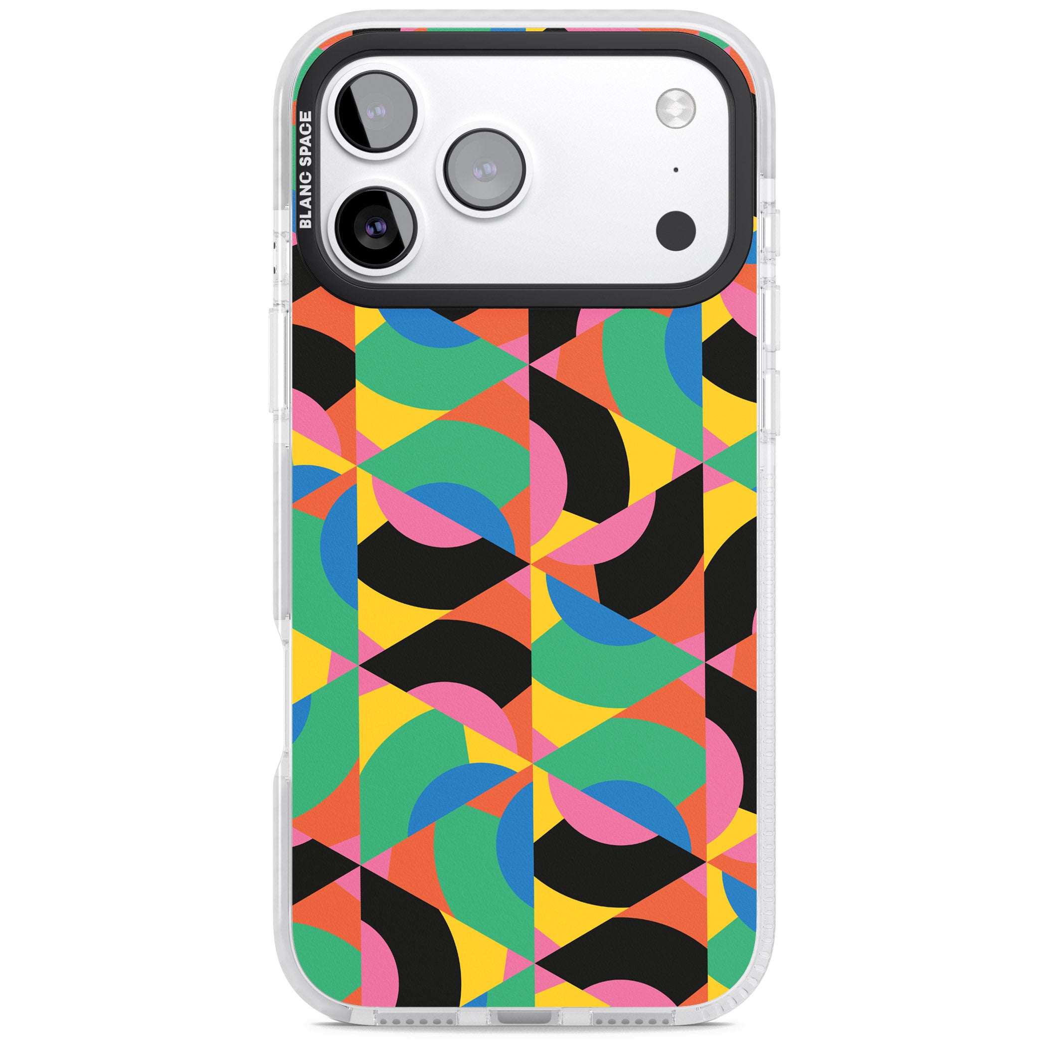 Abstract Carnival iPhone 17 Pro Impact Clear Phone Case