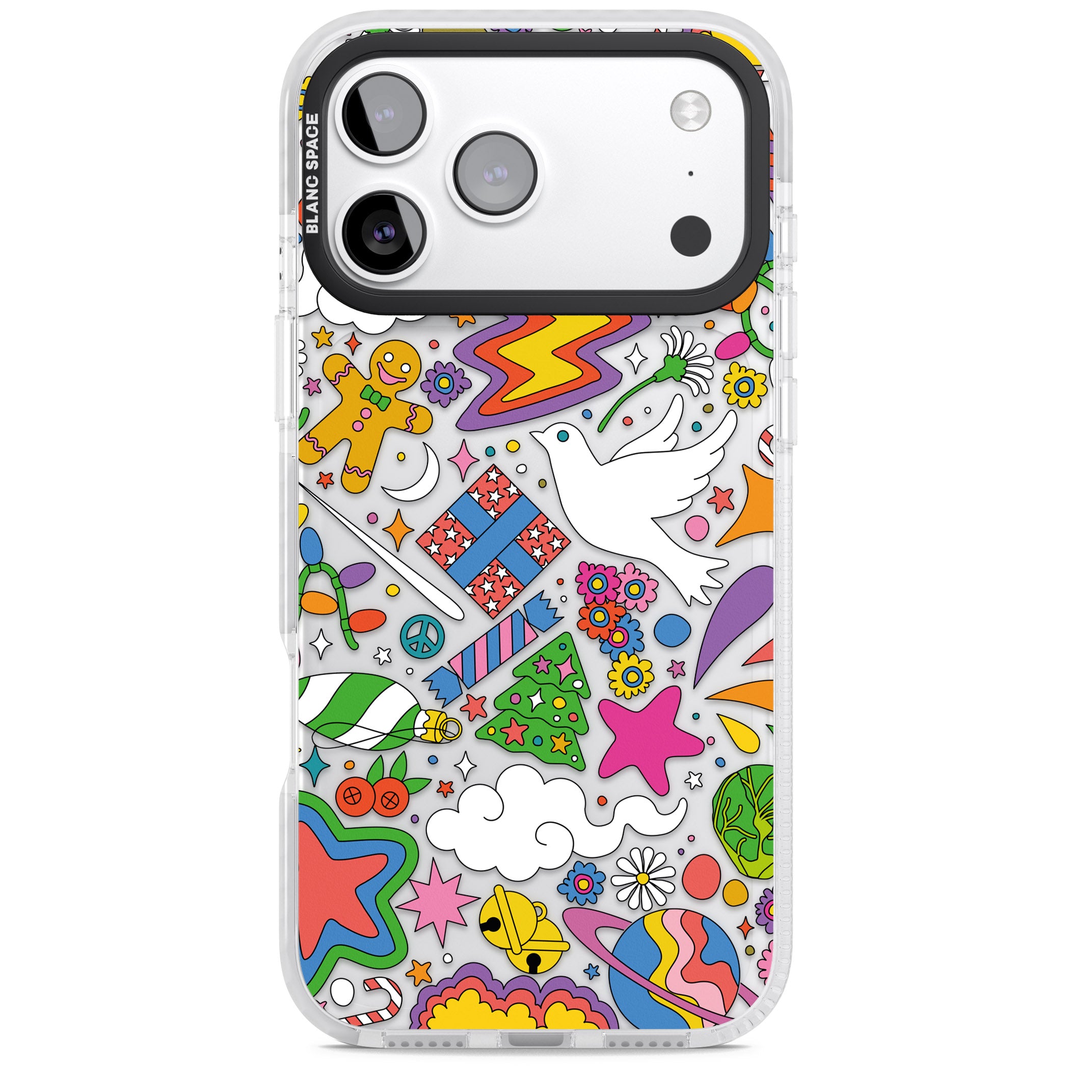 Whimsical Wonderland iPhone 17 Pro Impact Clear Phone Case