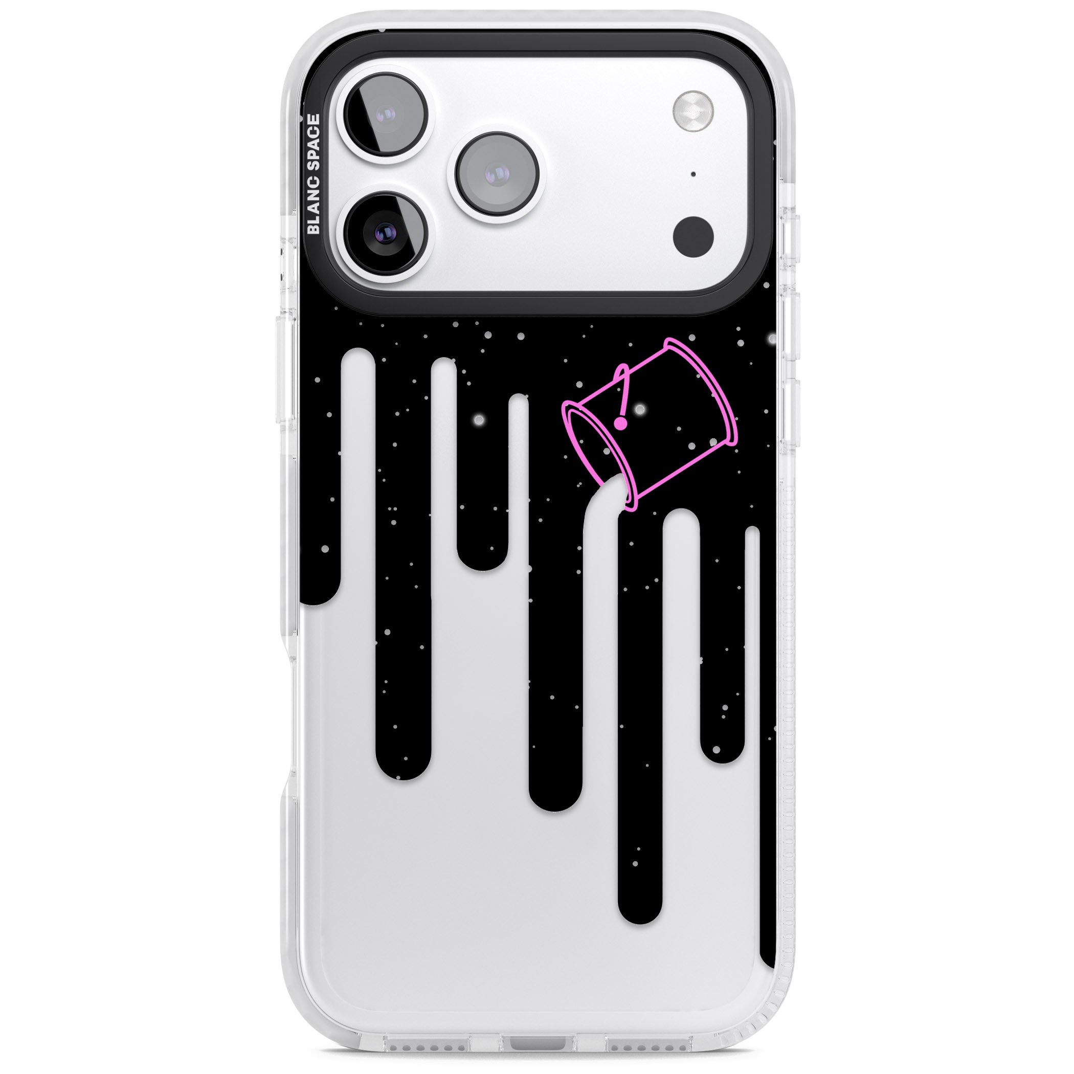 Cosmic Drip iPhone 17 Pro Impact Clear Phone Case