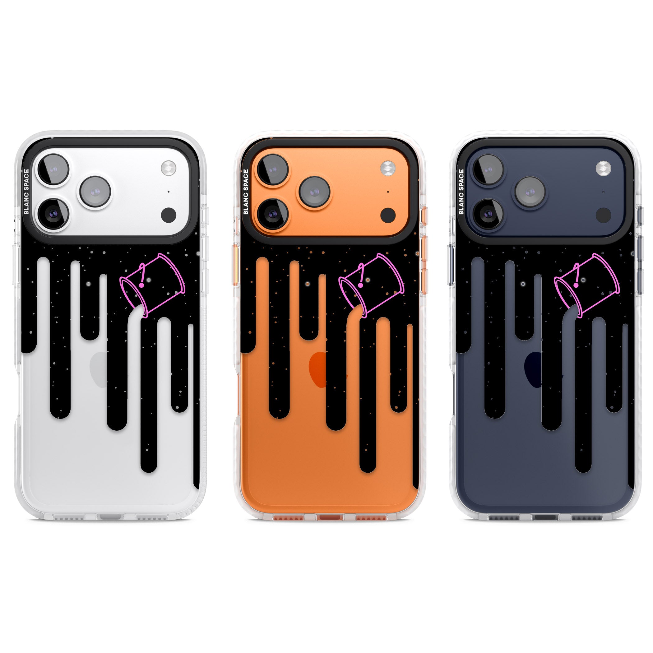 Cosmic Drip iPhone 17 Pro Impact Clear Phone Case APT Impact Protection
