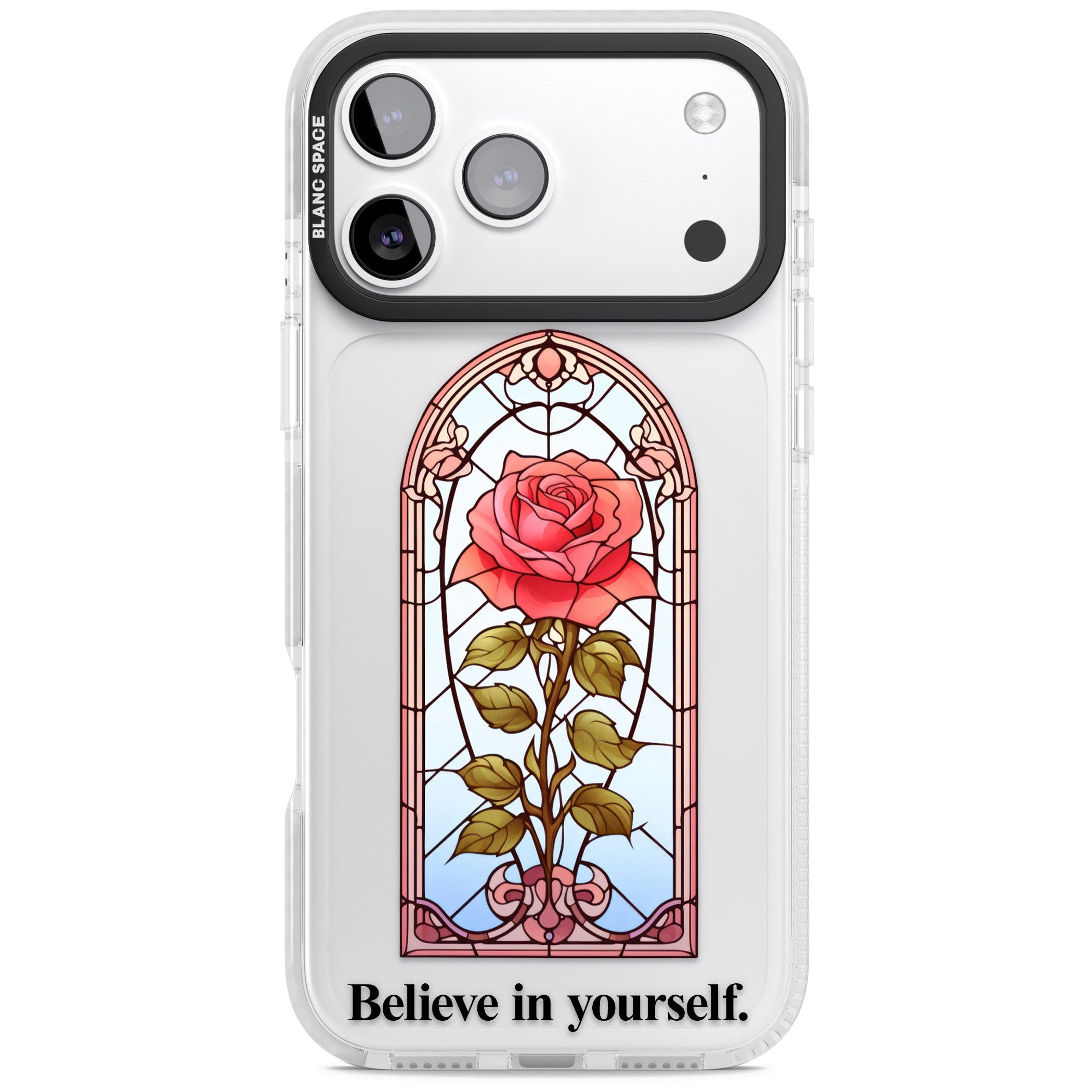 Believe In Yourself iPhone 17 Pro Impact Clear Phone Case
