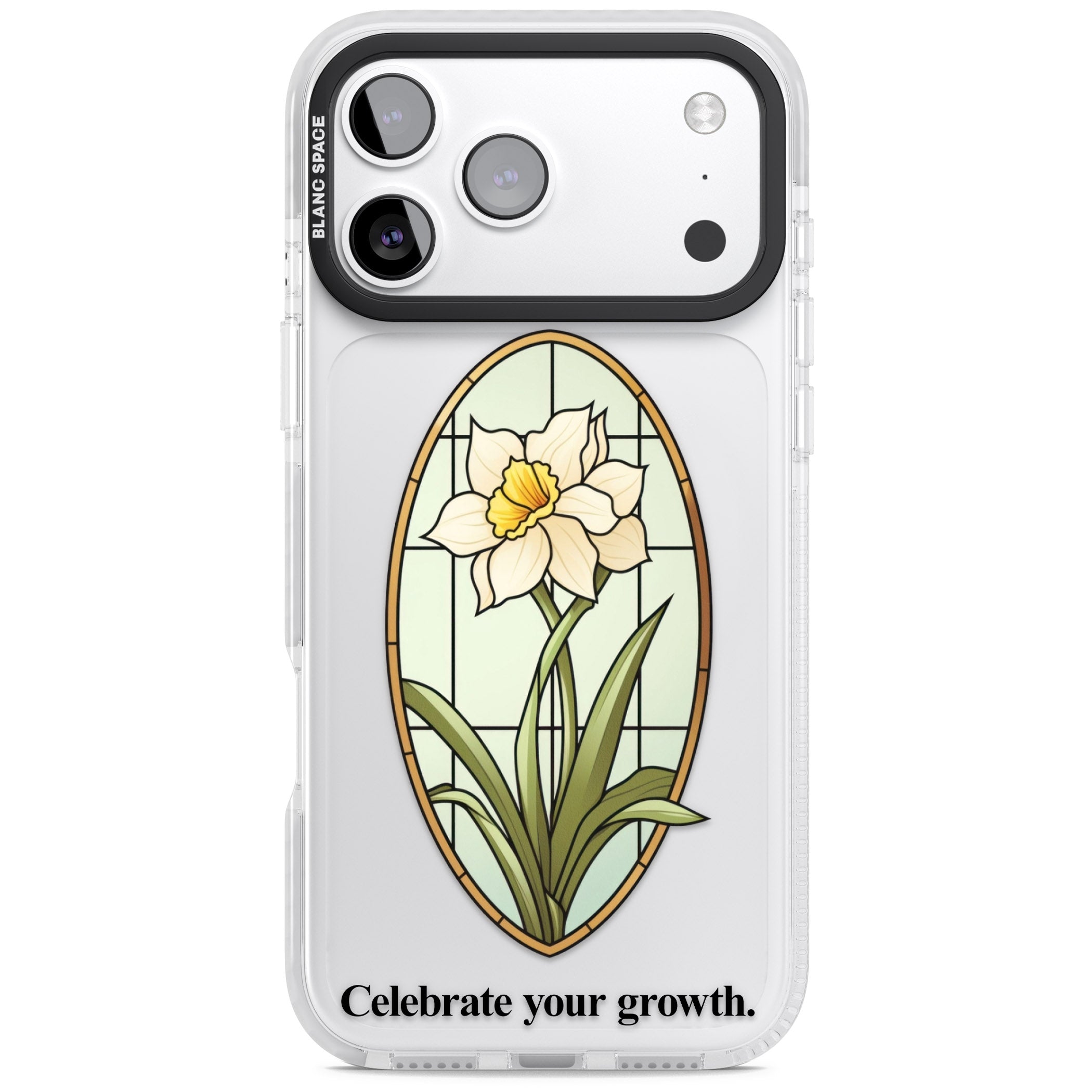 Celebrate Your Growth iPhone 17 Pro Impact Clear Phone Case