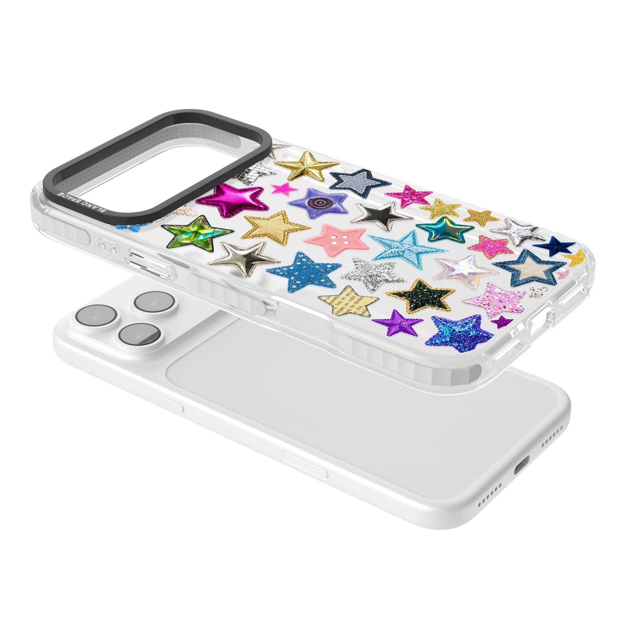 Crafty Star Mix Y2K iPhone Case | Blanc Space