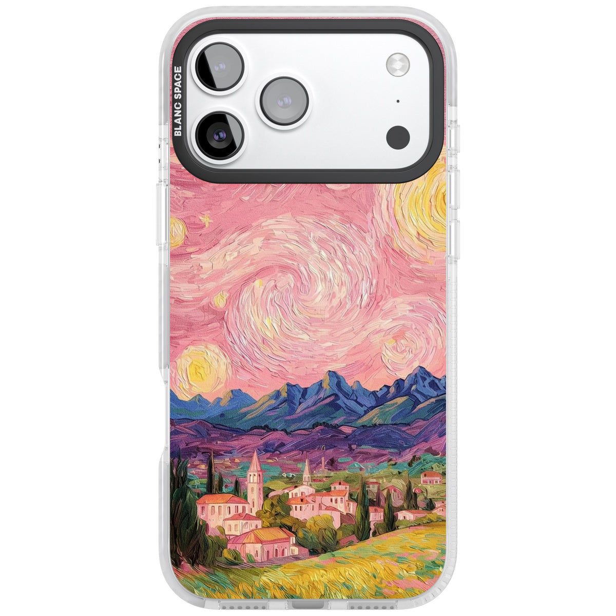 The Starry Sunset iPhone 17 Pro Max Impact Clear Phone Case front