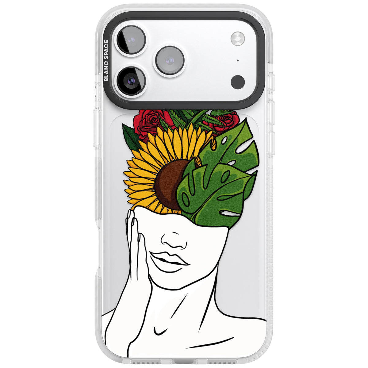 Let The Mind Flourish iPhone 17 Pro Max Impact Clear Phone Case front