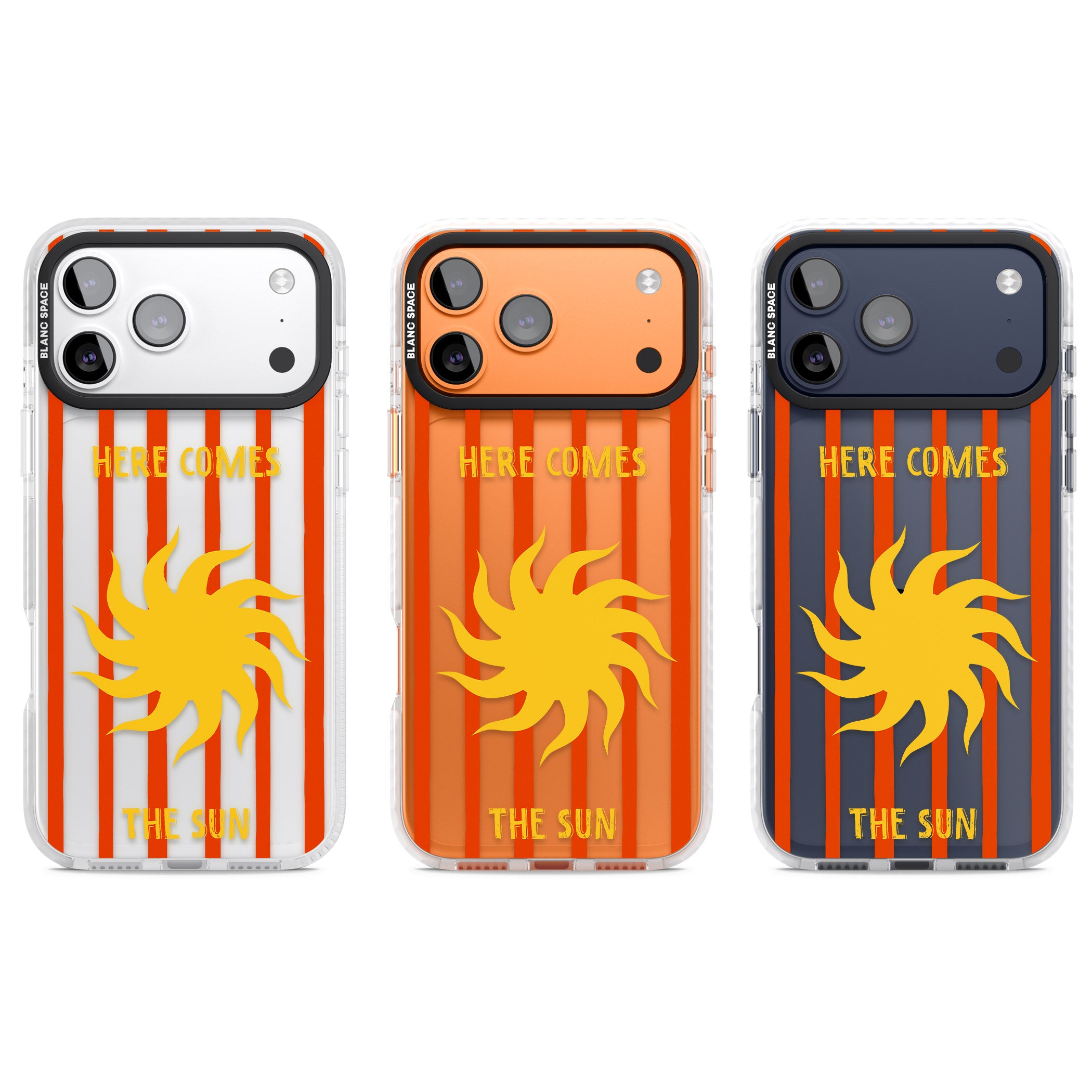 Here Comes The Sun iPhone 17 Pro Impact Clear Phone Case APT Impact Protection