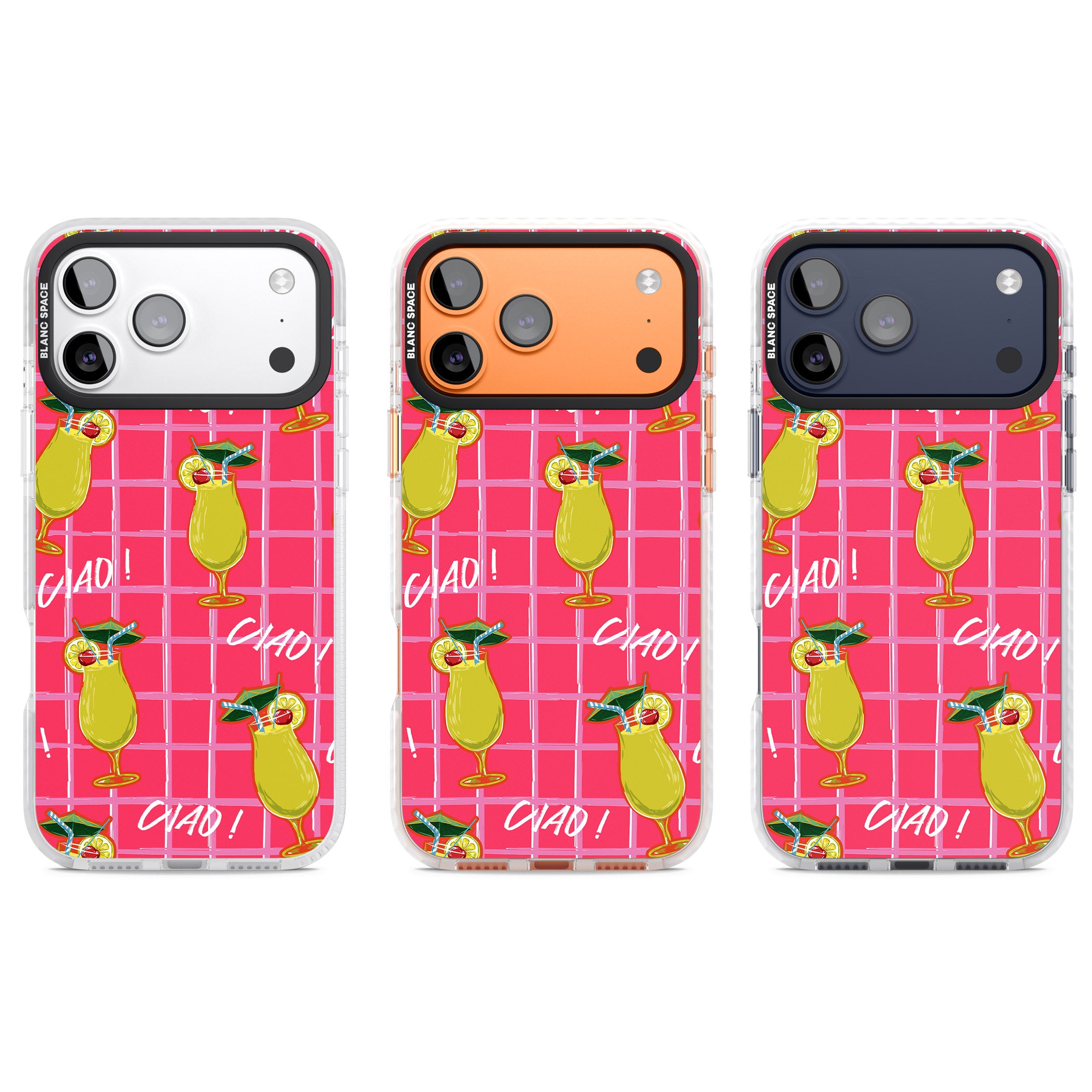 Ciao Lemons iPhone 17 Pro Impact Clear Phone Case APT Impact Protection