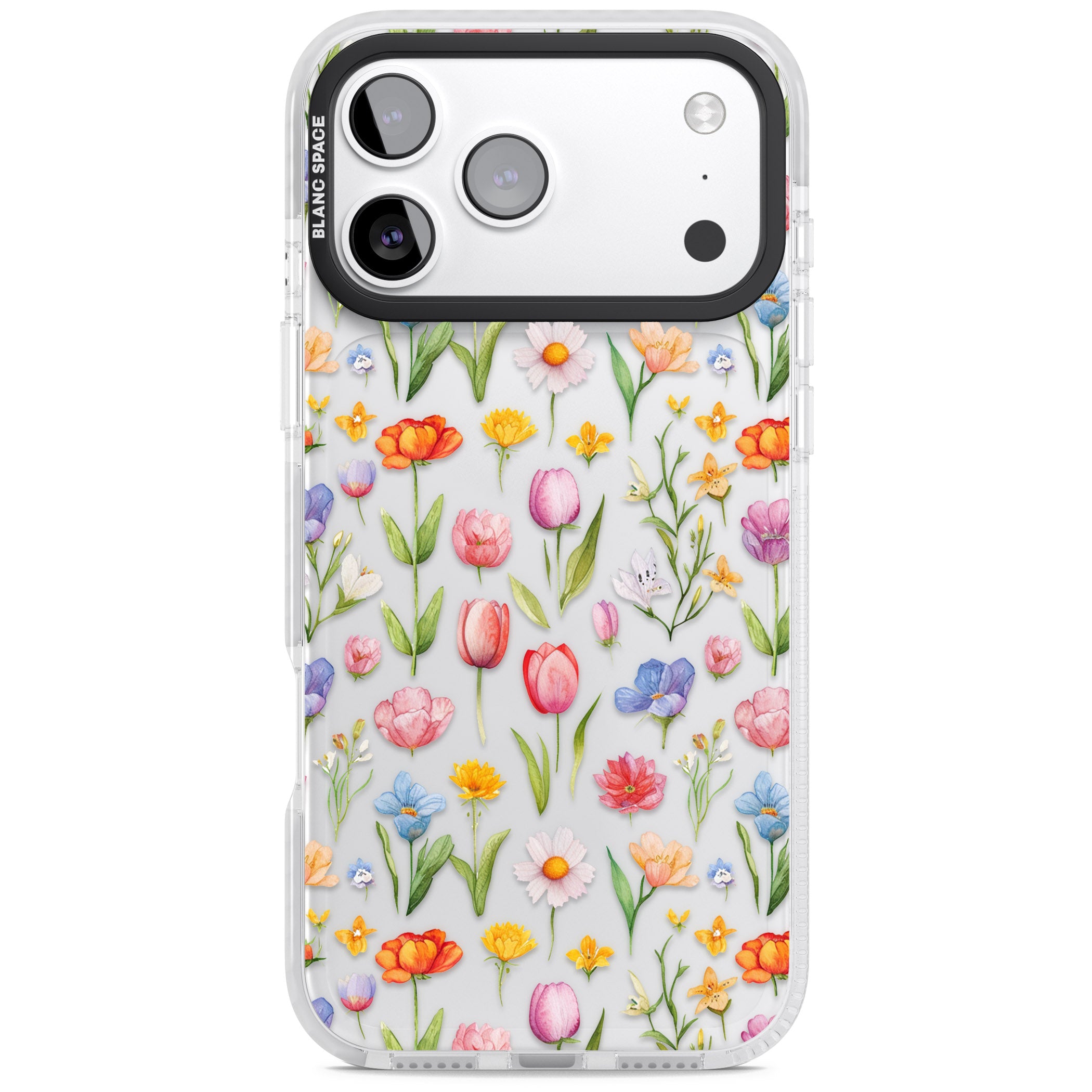 Small Flower Mix iPhone 17 Pro Impact Clear Phone Case