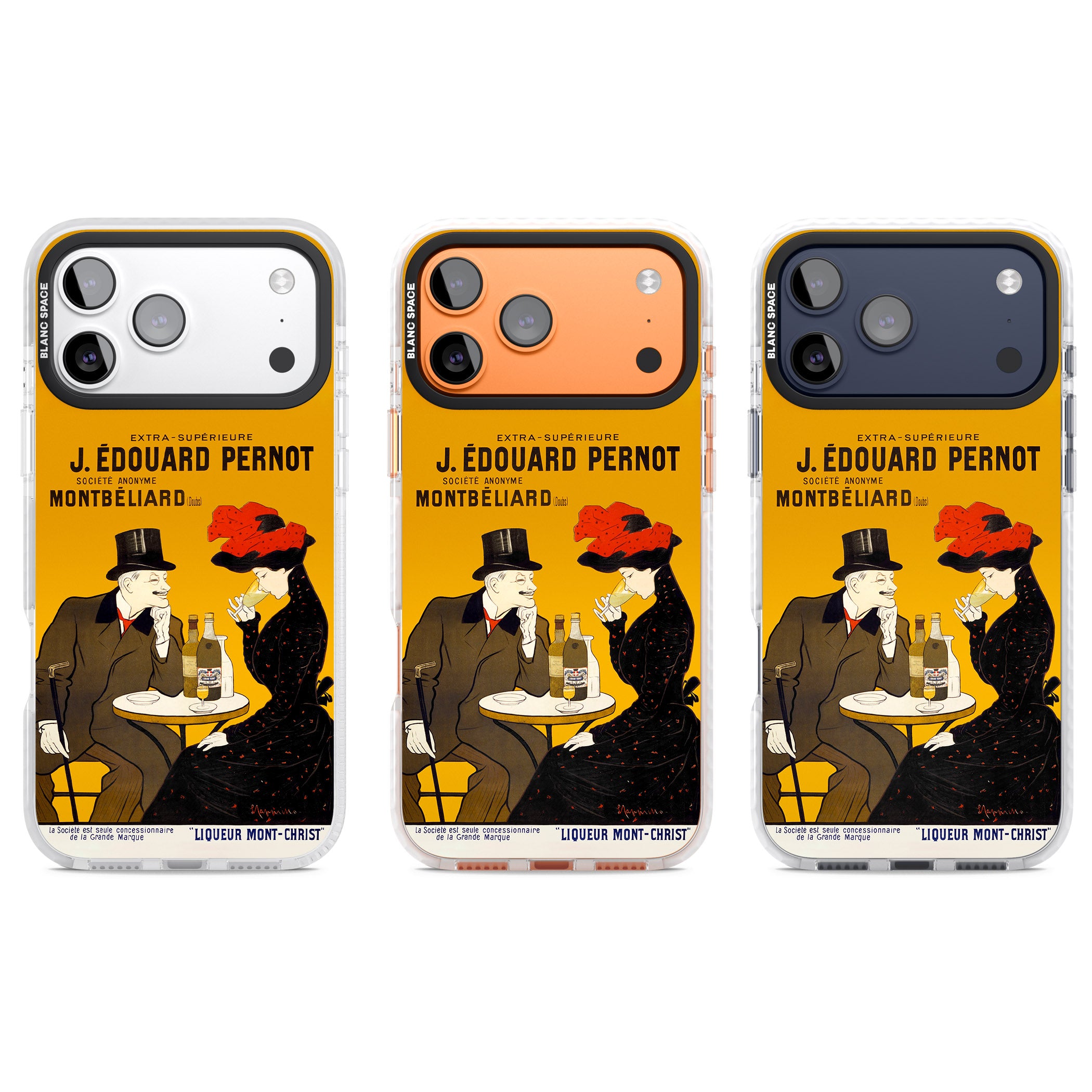 Absinthe, J.Edouard Pernot Poster iPhone 17 Pro Impact Clear Phone Case APT Impact Protection