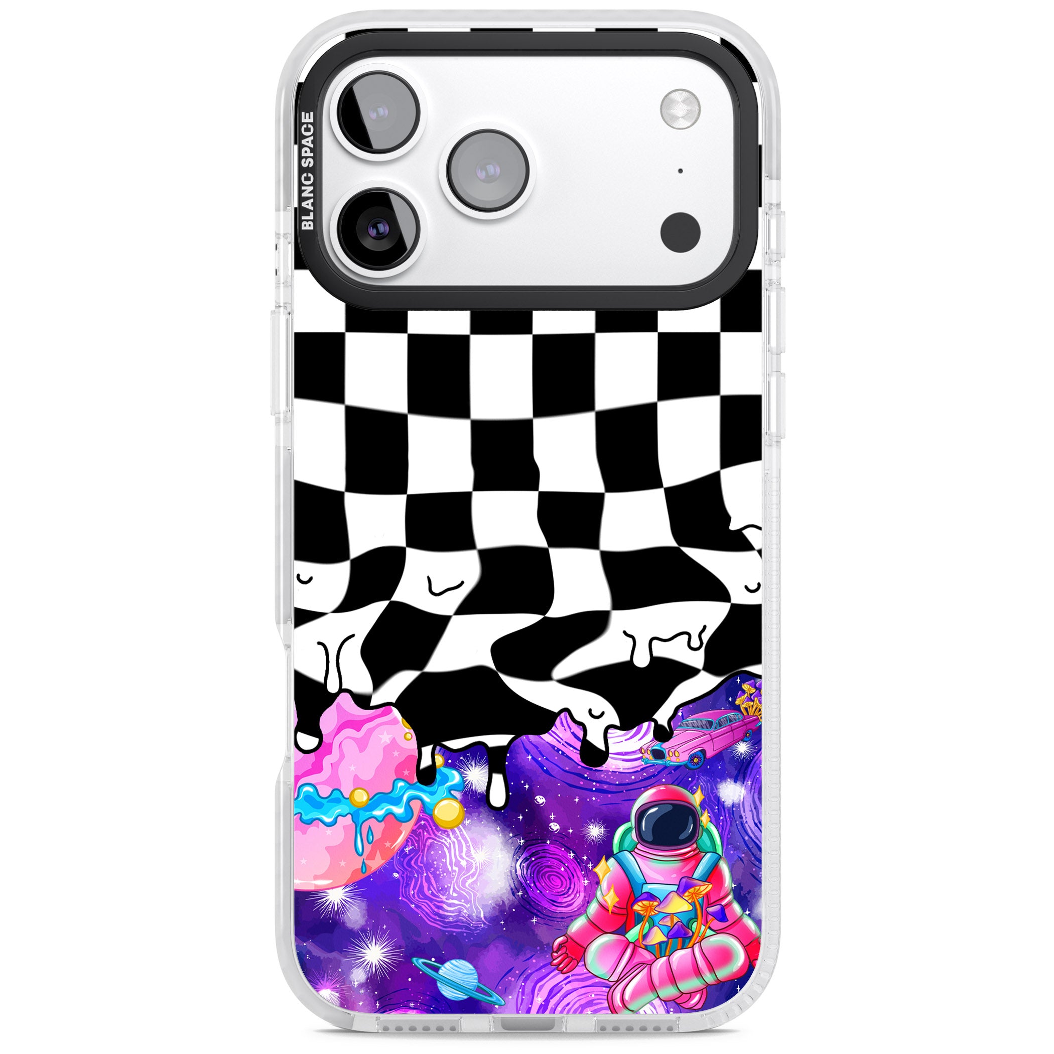 Washed Out iPhone 17 Pro Impact Clear Phone Case