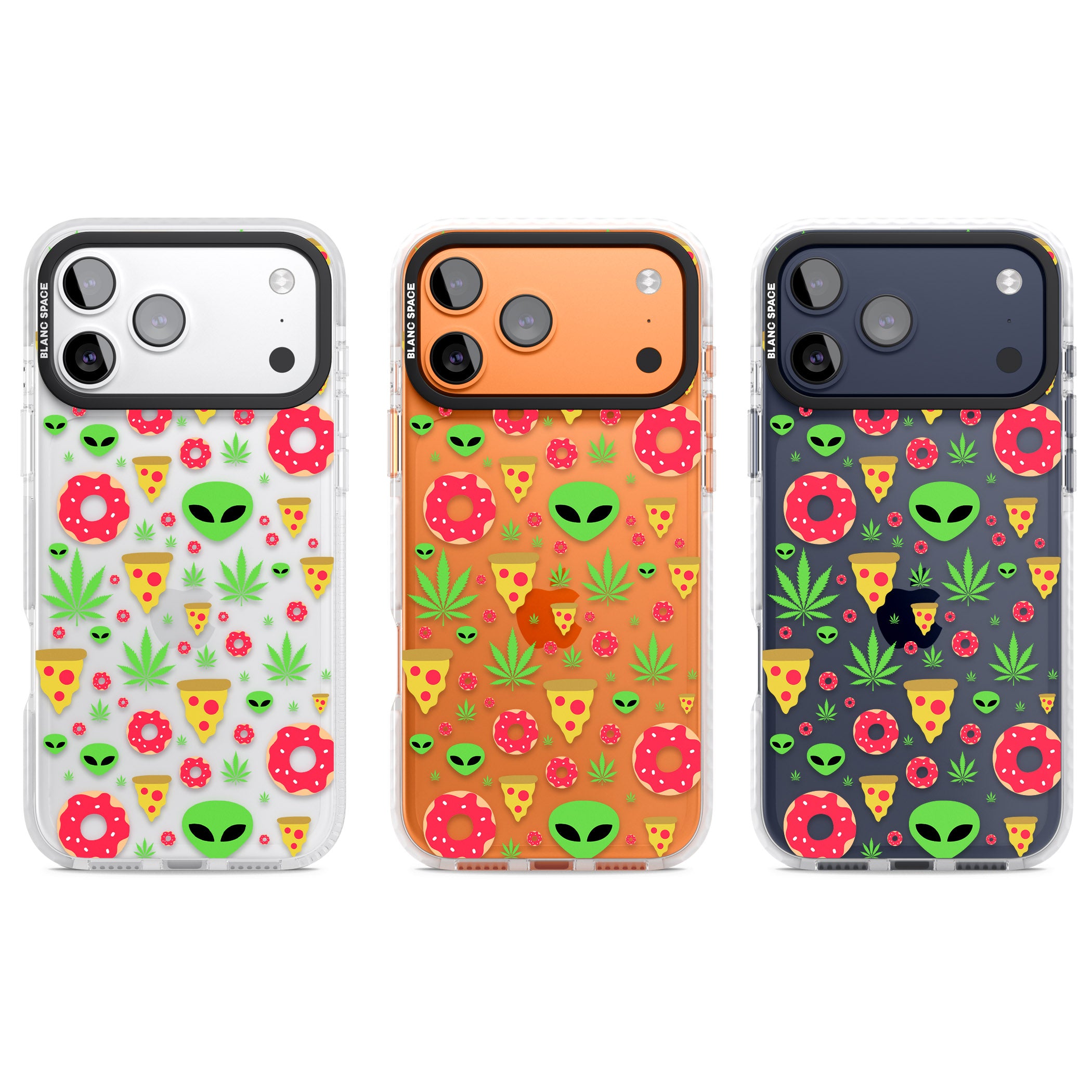 Martians & Munchies iPhone 17 Pro Impact Clear Phone Case APT Impact Protection