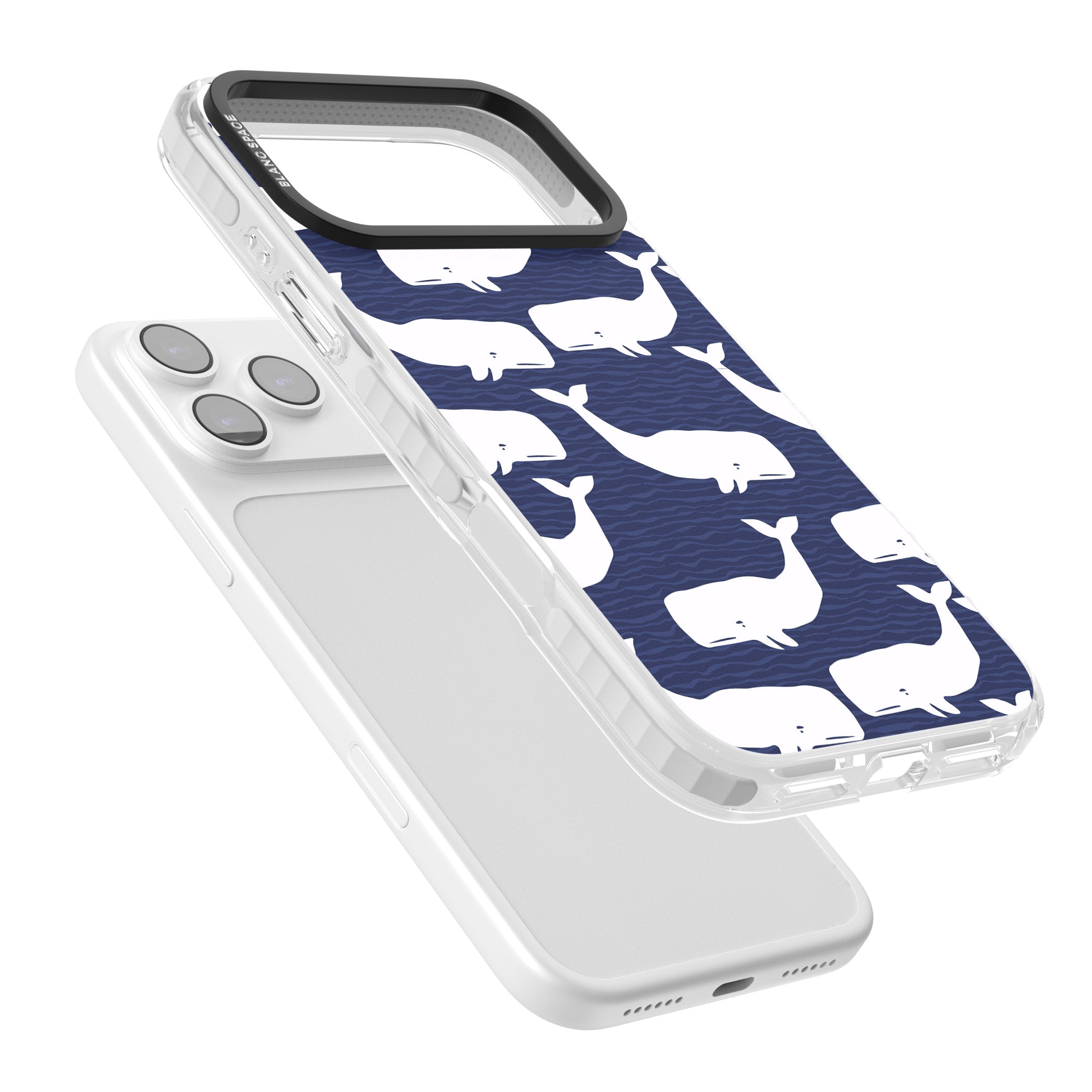 Whale Dreams iPhone 17 Pro Impact Clear Phone Case Colours