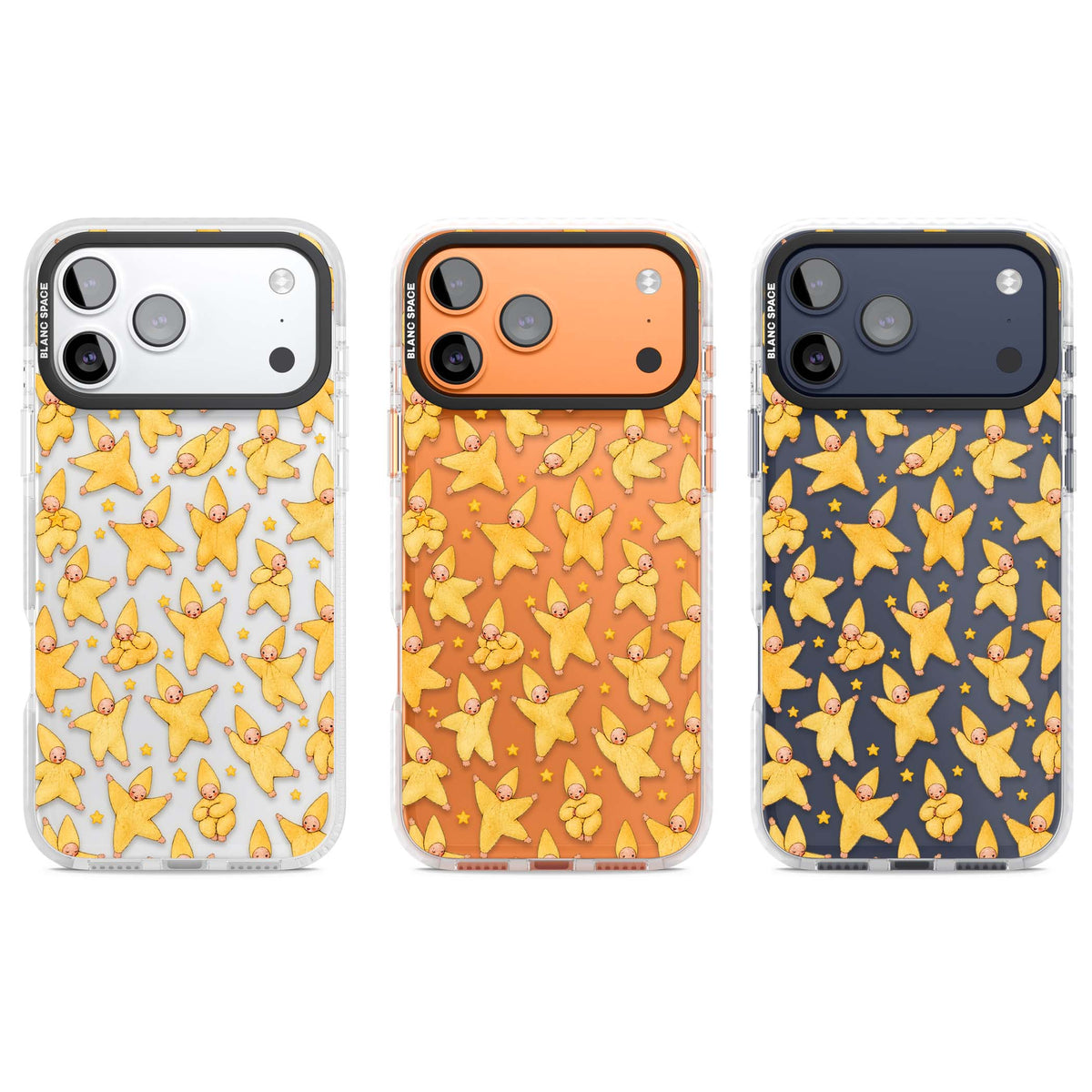 Dancing Star Babies for her iPhone case | Black Impact case for iPhone 17 Pro, iPhone 17 Pro Max