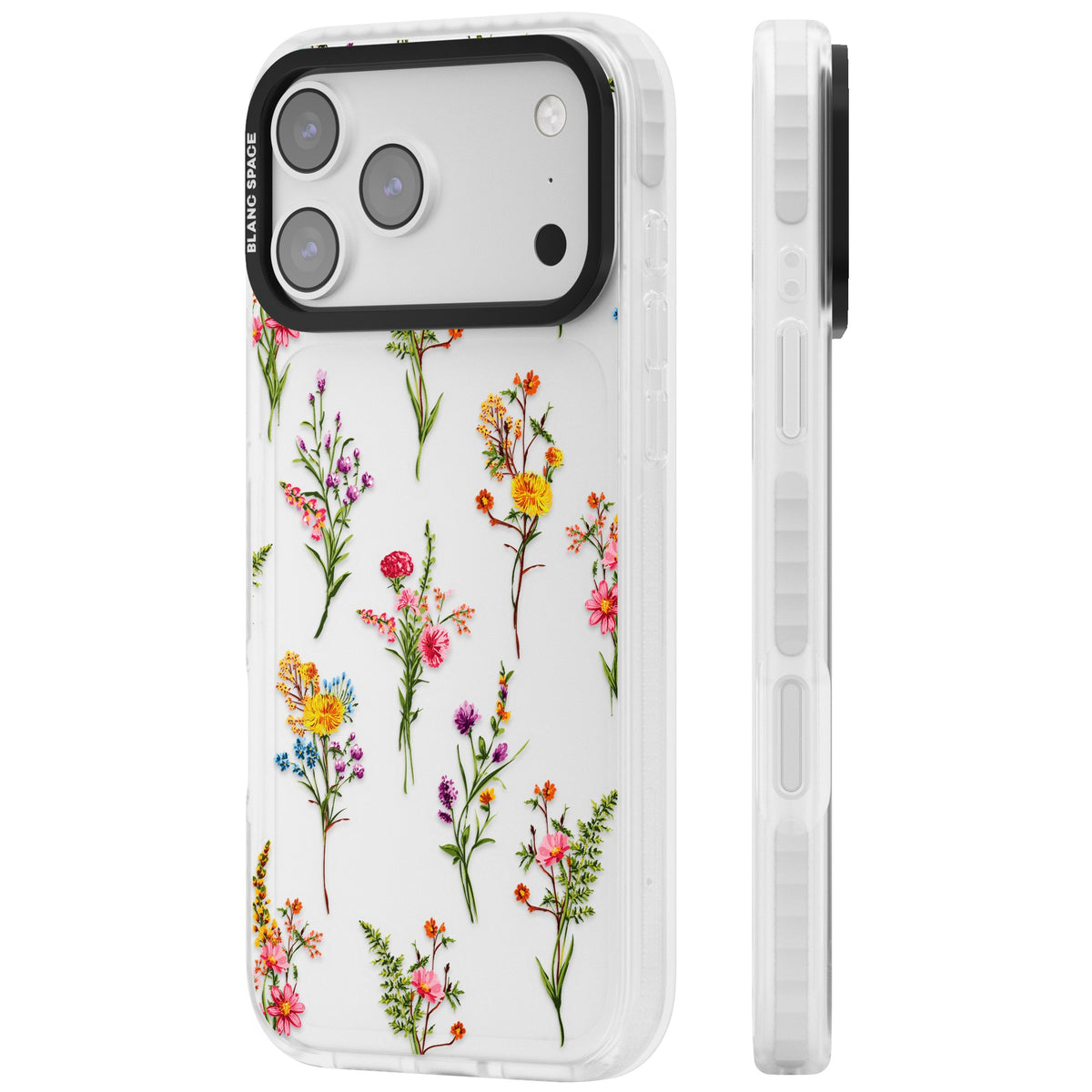 Picked Wildflowers iPhone 17 Pro Max Impact Clear Phone Case side